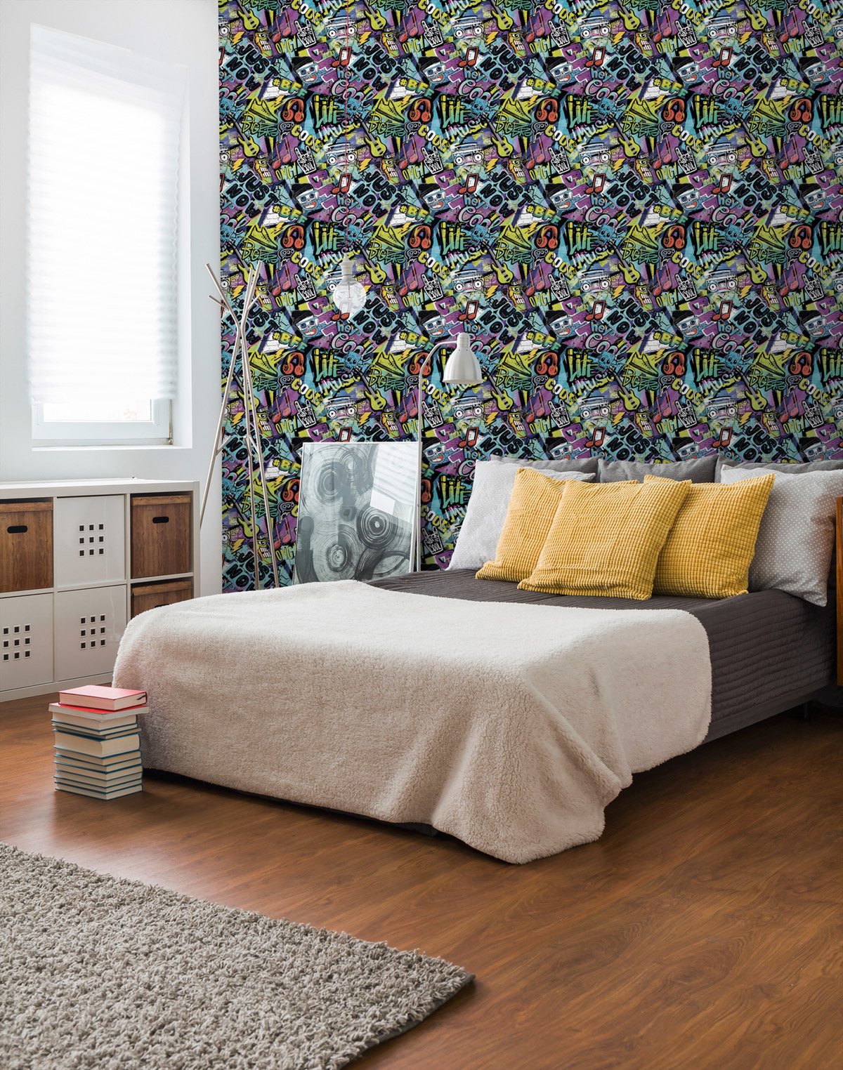 Papier peint Graffiti Street Art multicolore - Lilly & Luis d'A.S. Création | Réf. AS-771421