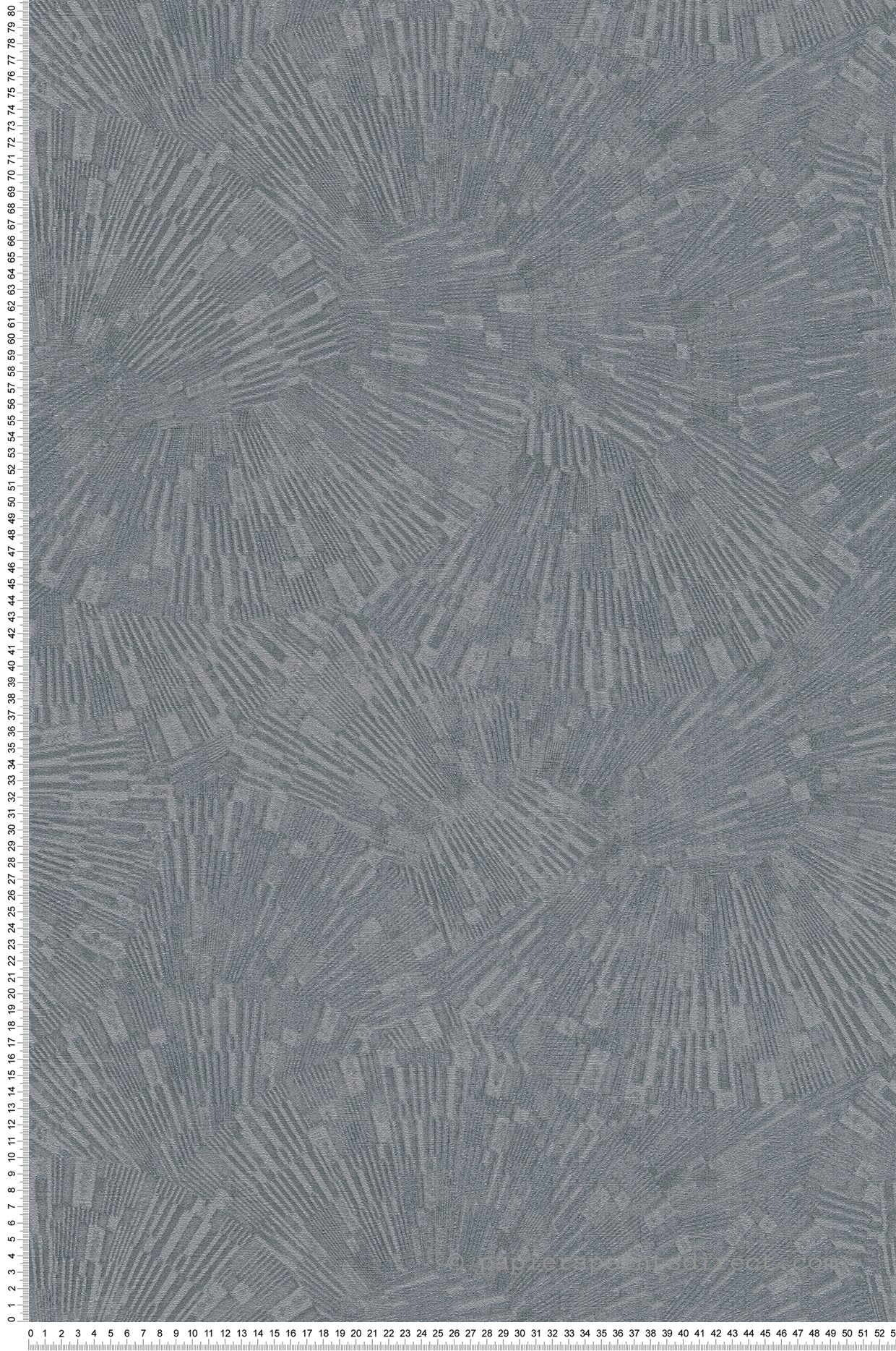 Papier peint Contemporain Géo Radiant gris fer - Titanium 3 d'AS Création | Réf. SP15624