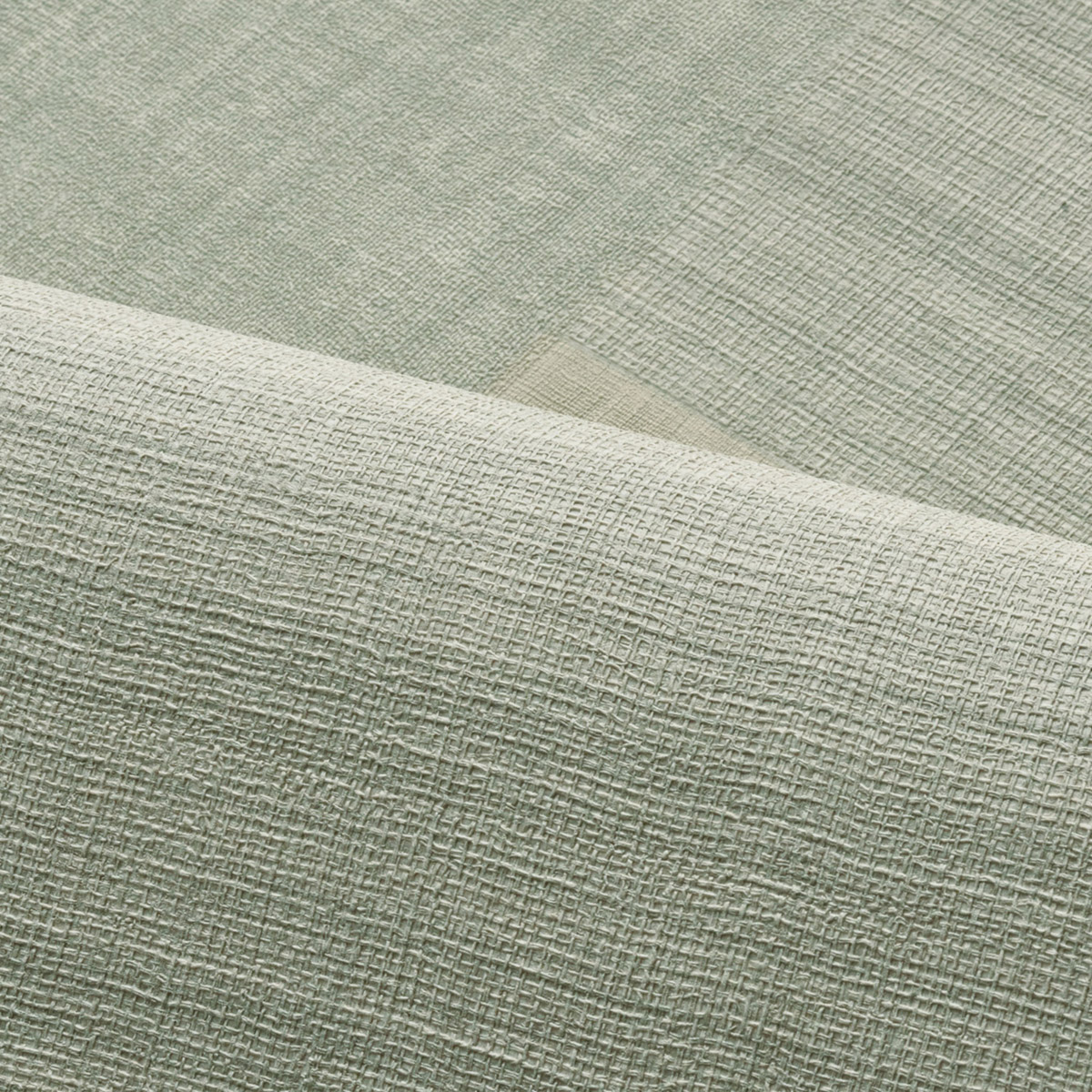 Papier peint Faux uni Rectangle Tissé Mestizo vert amande - Casa Azul de Casamance | Réf. CAS-76321324