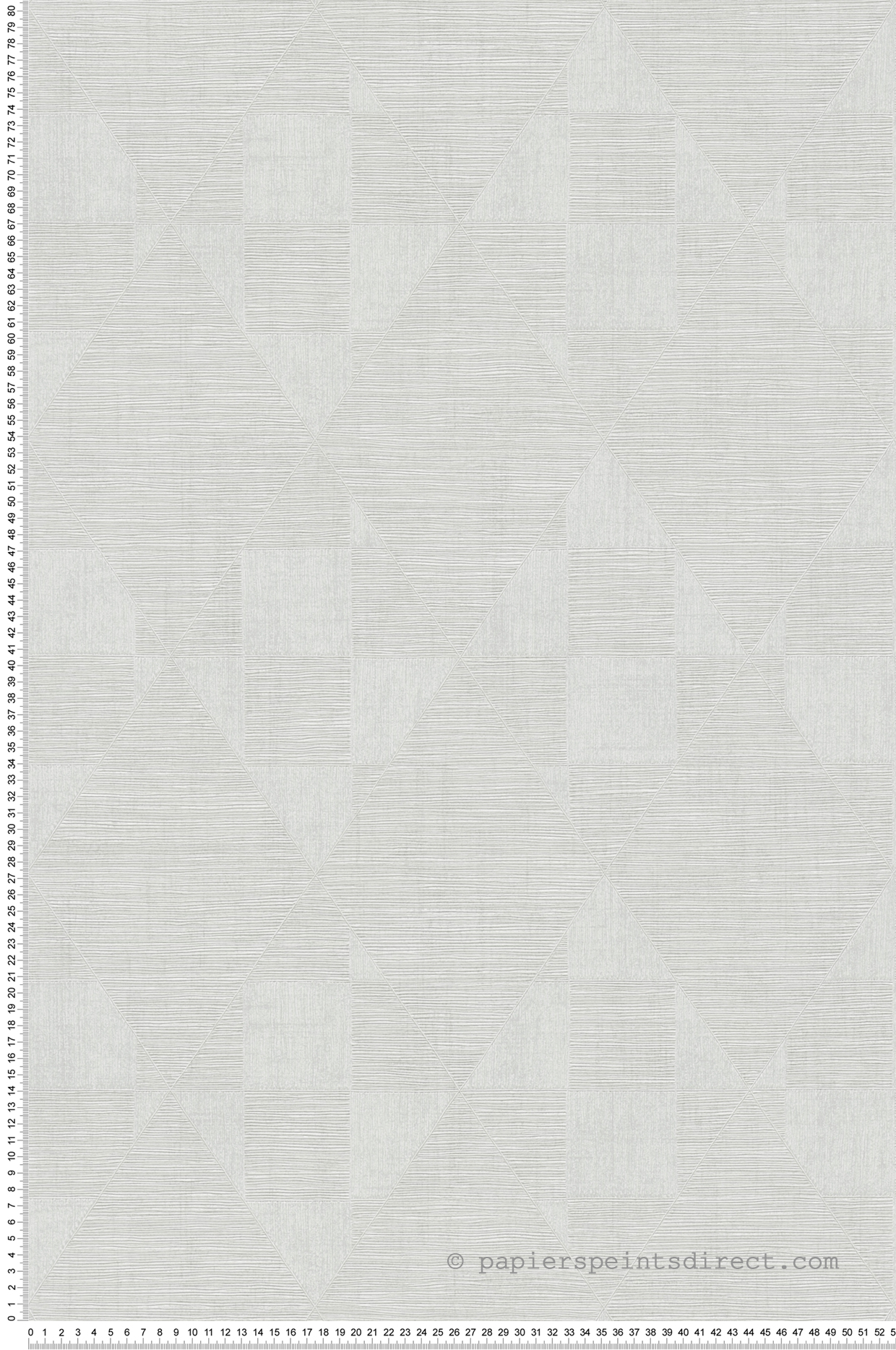 Papier peint Métallisé Matière Losange gris blanc - Titanium 3 d'AS Création | Réf. SP15589
