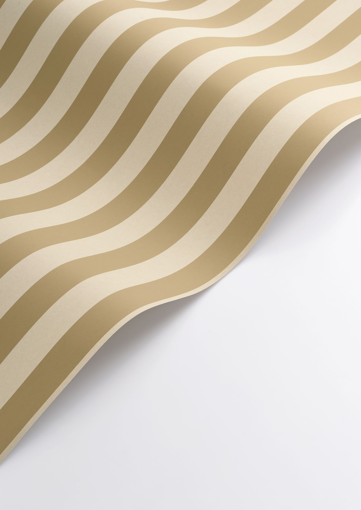 Papier peint Rayure Mate Elizabeth jaune moutarde - Heritage de Casadéco AMBV | Réf. HETA201241777