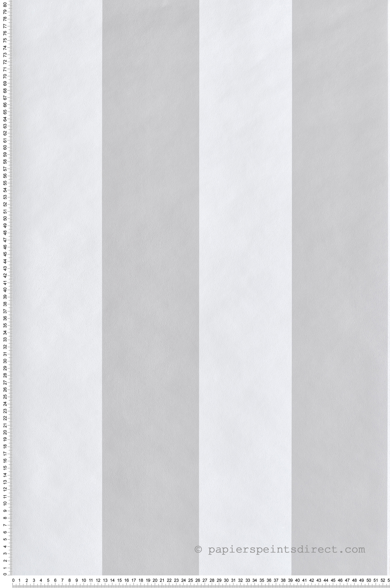 Papier peint Rayure Bicolore gris - Maison Paradis de Lutèce | Réf. LTC-MP15561