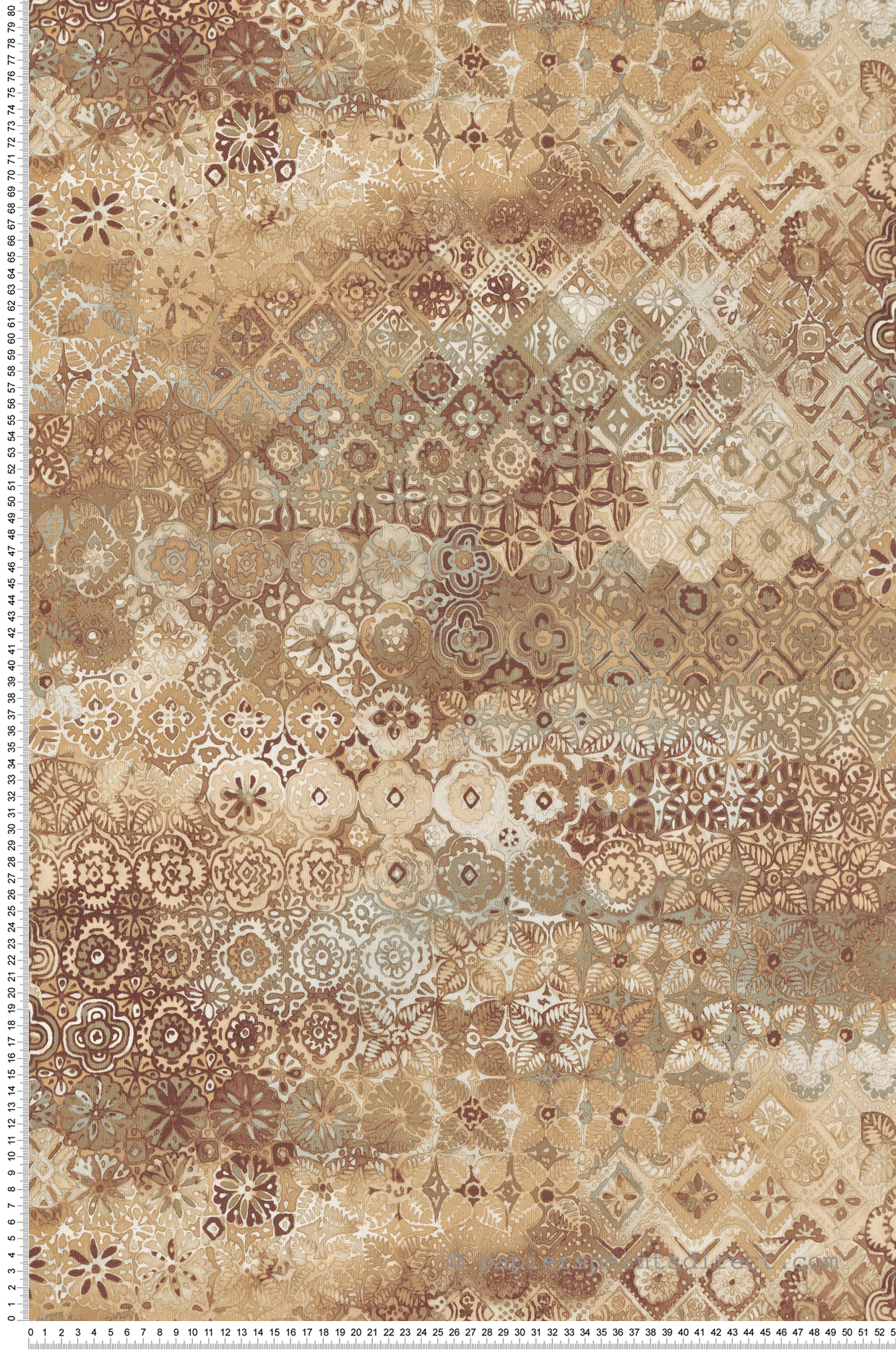 Papier peint Mosaïque Orientale beige céladon - Reality 4 de Lutèce | Réf. LTC-51220307