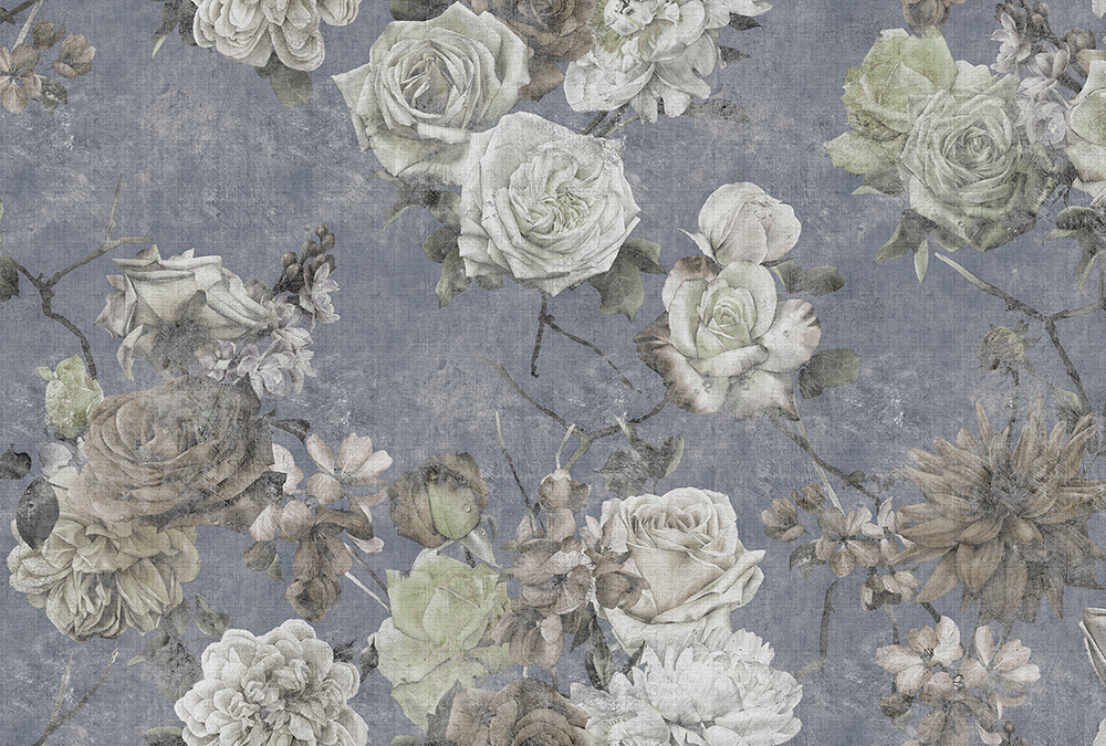 Papier peint panoramique Fleurs Sleeping beauty 3 - Référence DD114397 - Intissé 200g/m2 - Standard 400 x 270