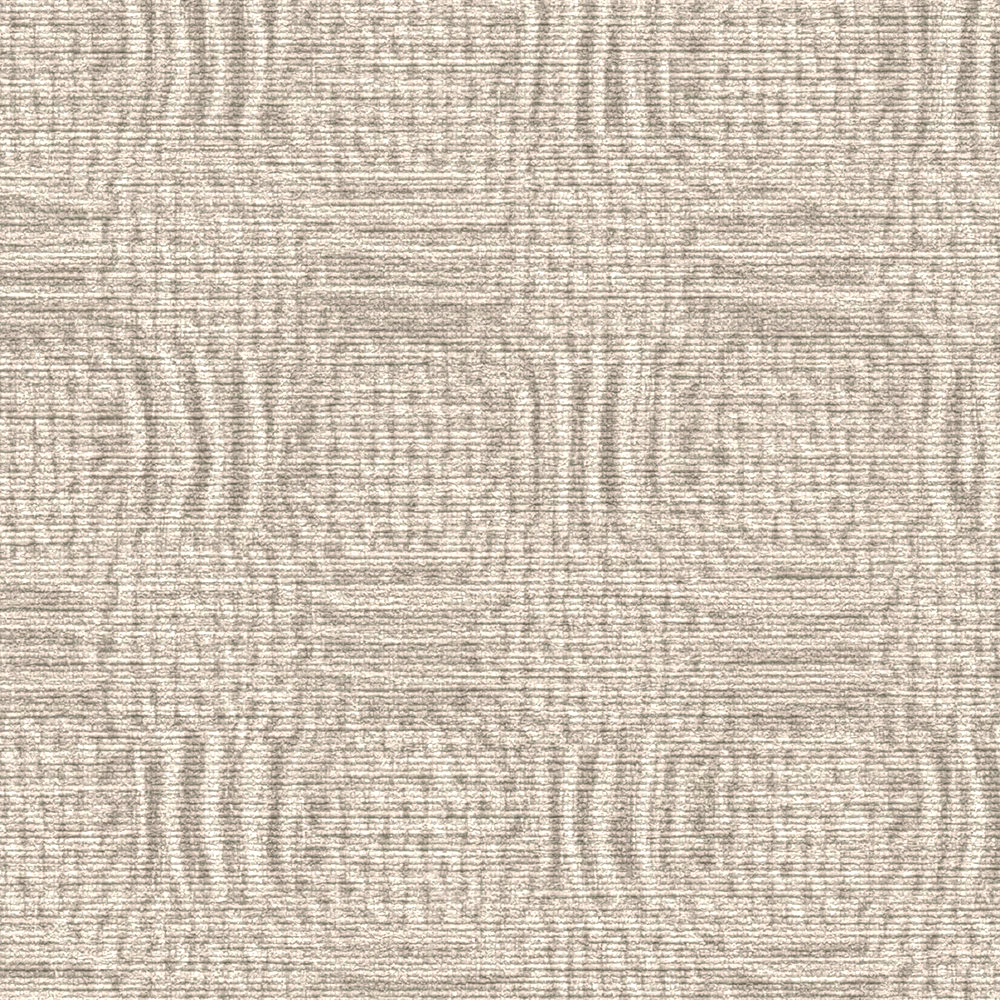Papier peint Illusion 3D Boutis beige ficelle - Abaca de Lutèce | Réf. LTC-51232417