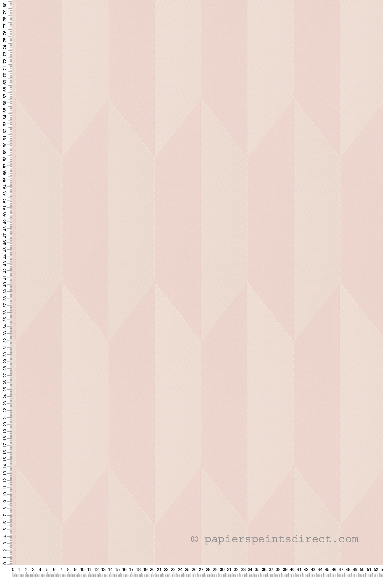 Papier peint Damier Graphique Groove rose métallisé - Cosmoliving d'A.S. Création | Réf. AS-790862