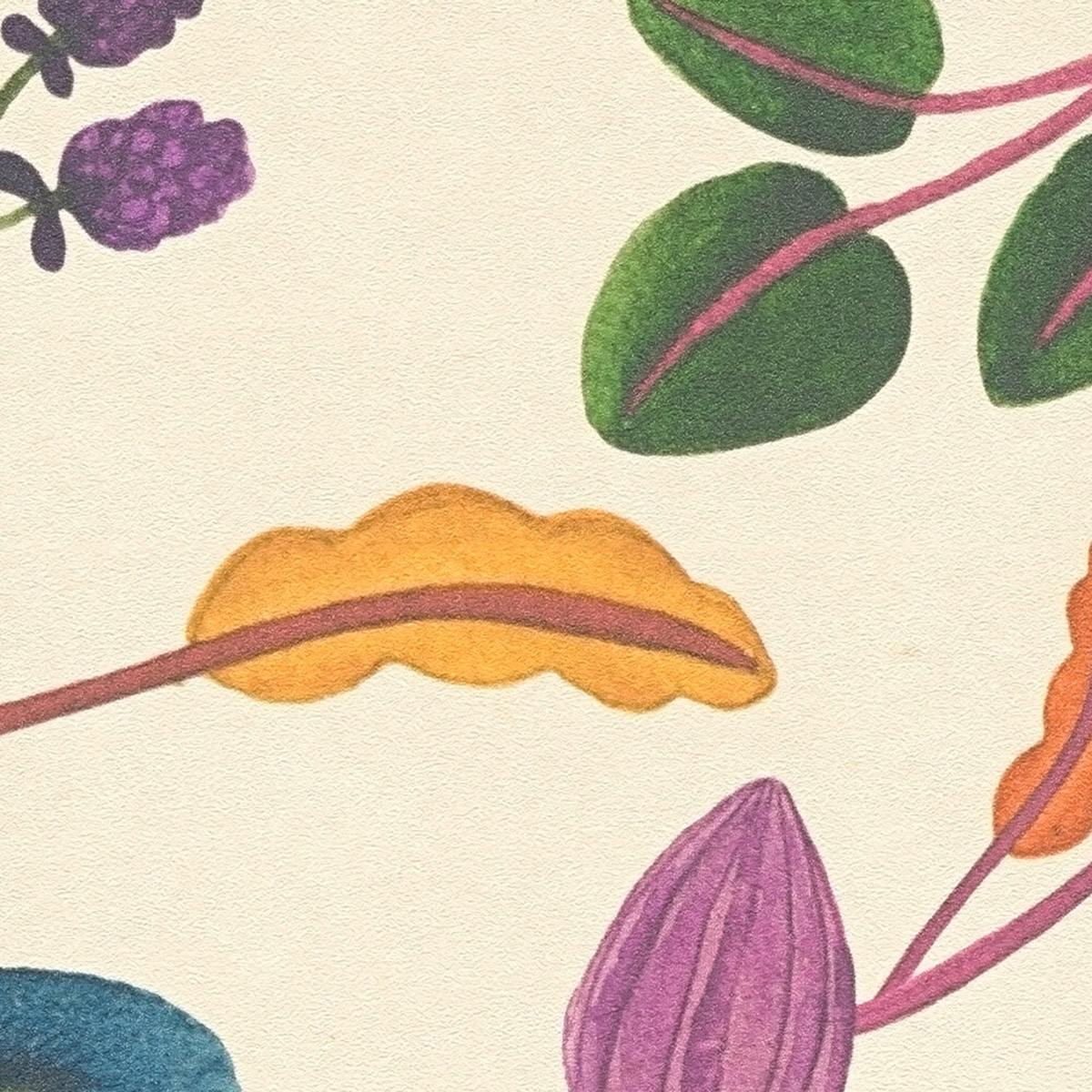 Papier peint Végétaux Originaux multicolore - Anna D'Andrea d'A.S. Création AMB3| Réf. AS-782111