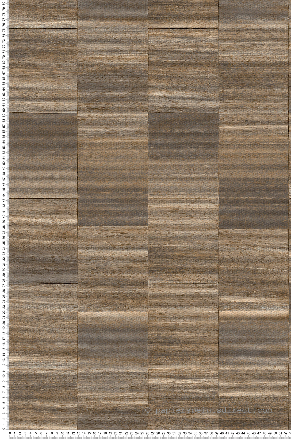 Papier peint Béton Urbain Carreaux marron - Vancouver de Montecolino | Réf. MC-SY27534