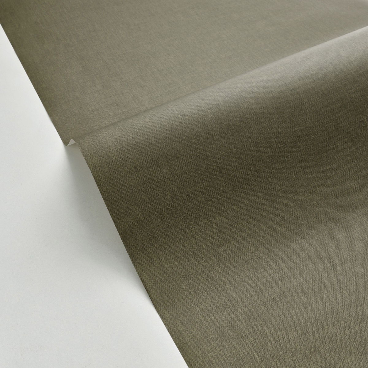 Papier peint Uni Lin vert olive - Balade de Casélio AMB6| Réf. BLD100607537