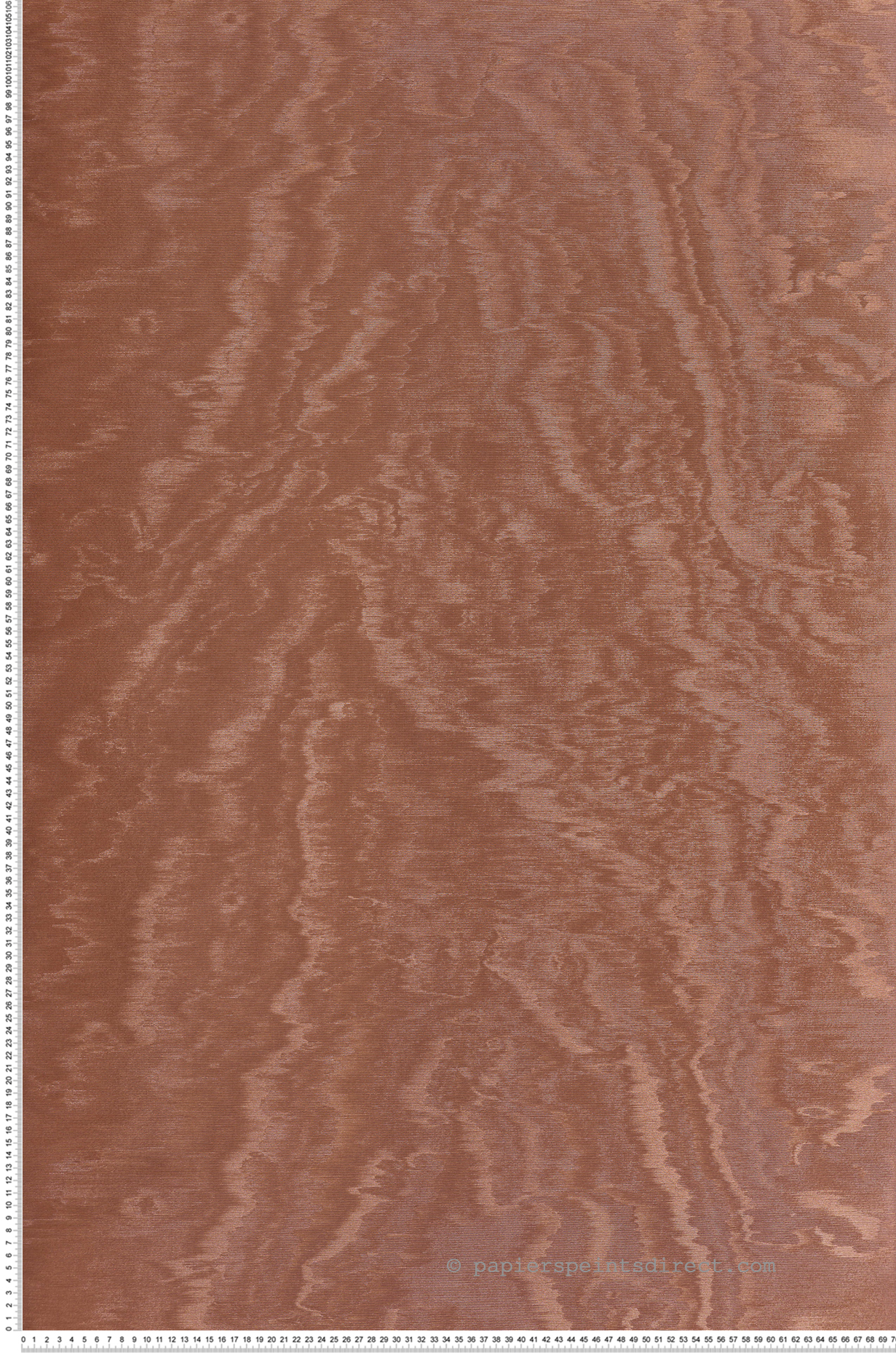 Papier peint Moiré Strie cuivré - Eclectic de Montecolino | Réf. MC-34926