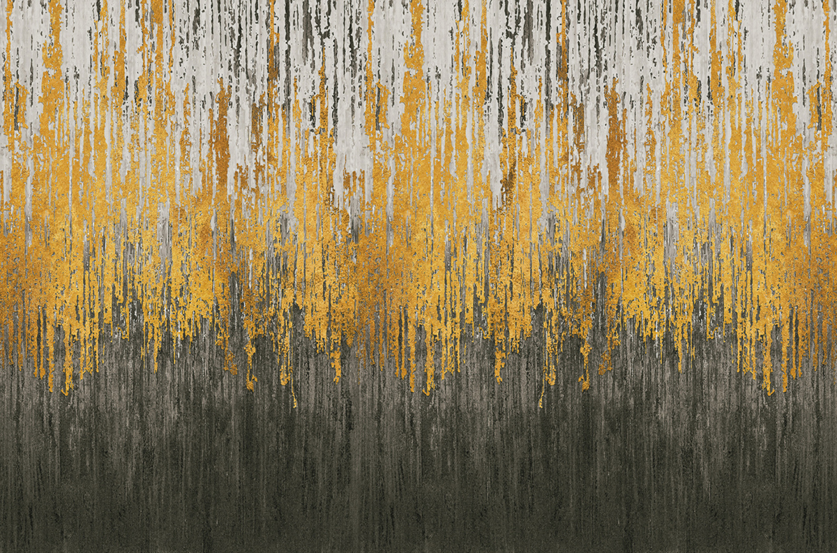 Papier peint panoramique Artistique Grunge noir - Panorama 2 de Lutèce | Réf. LTC-PAN1761C