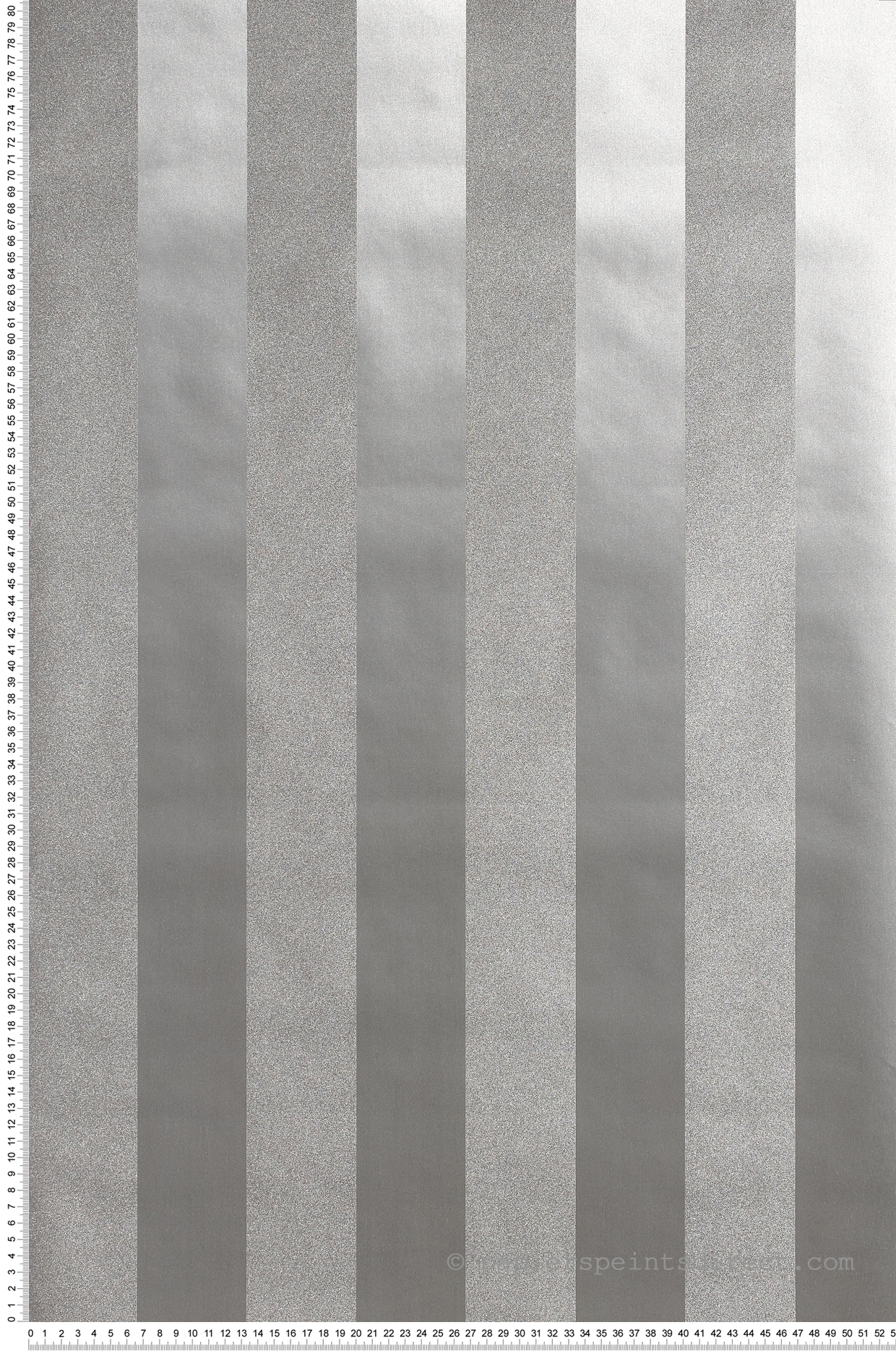 Papier Peint Rayures irisées argent - Jeux de rayures 2 de Lutèce  | Réf. LTC-G67559
