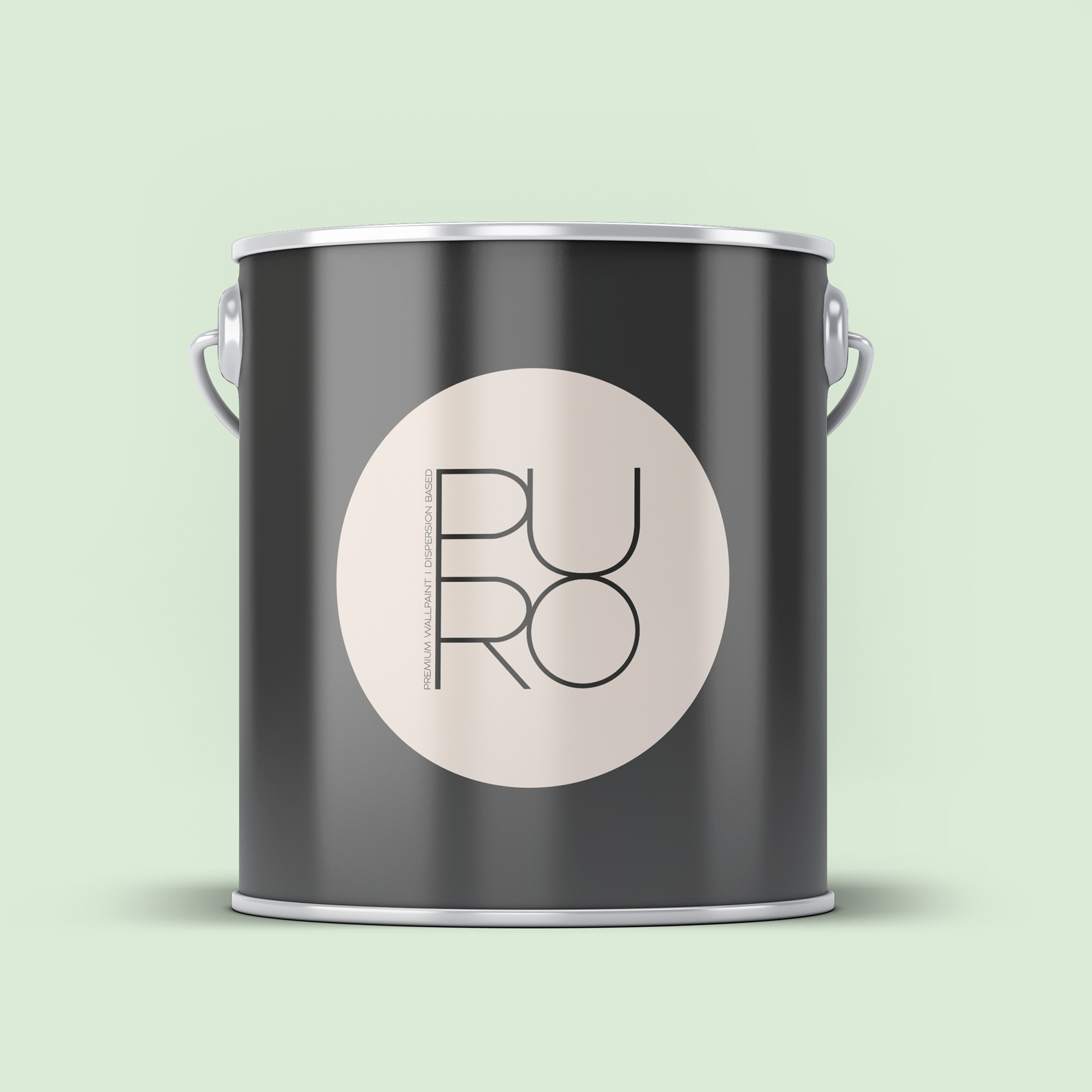 Image d'un pot de 5 litres de peinture Puro vert soft green - c4000