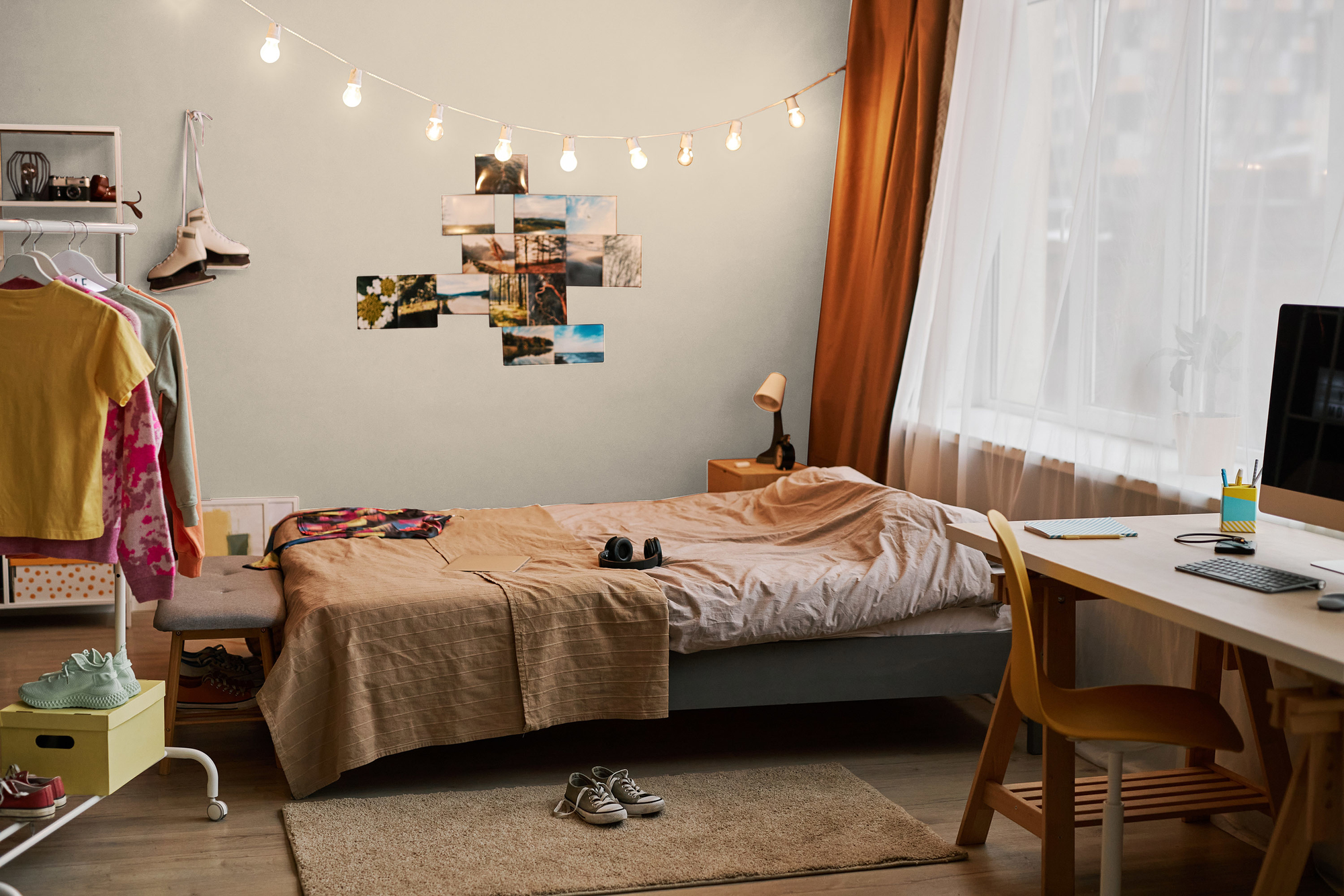 Image d'un pot de 1 litre de peinture Puro beige mellow brown - c7008