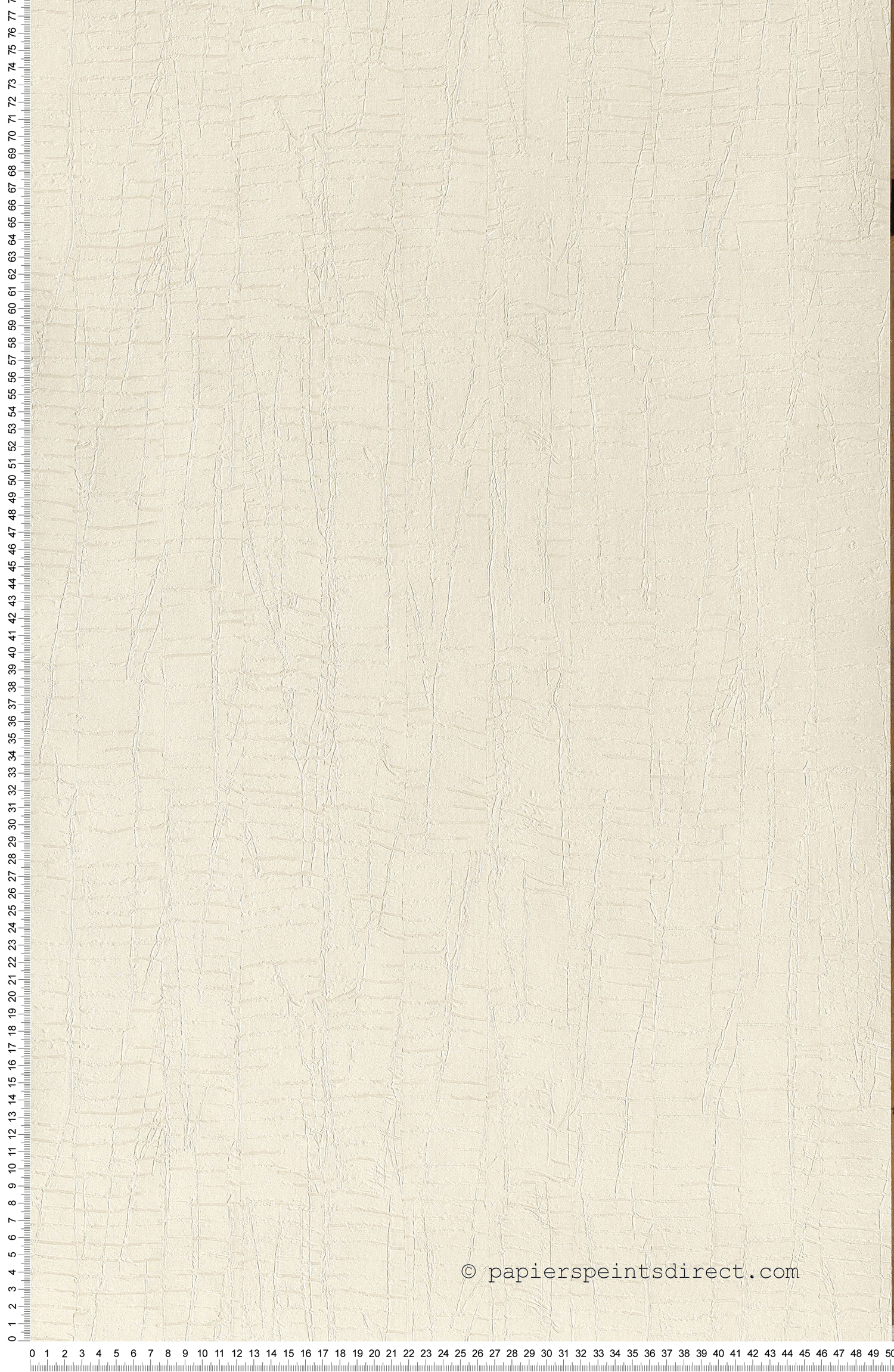 Koréa blanc - Papier peint Unis et Rayures de Lutèce