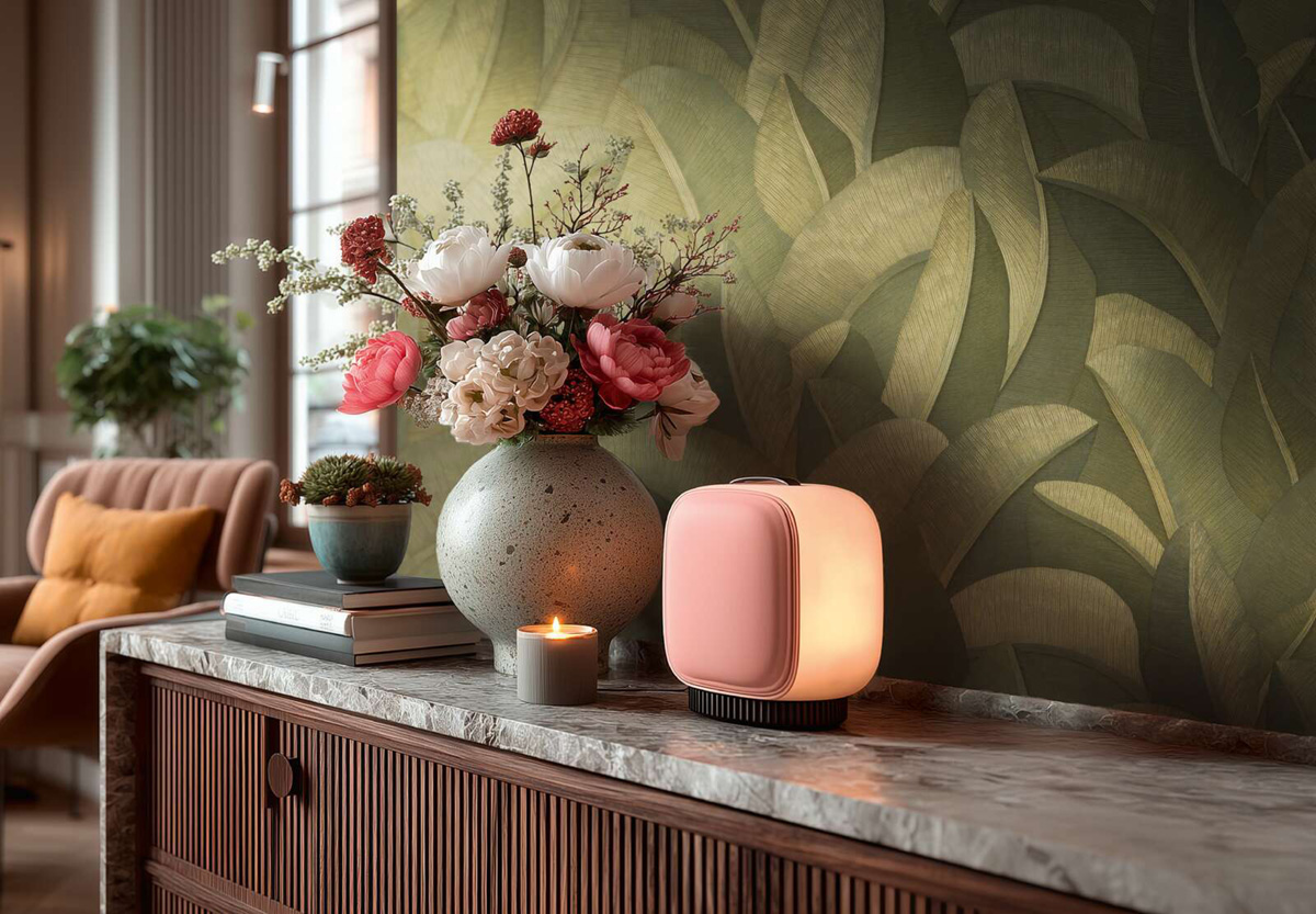 Papier peint Feuillage Graphique vert doré - Vibes & Styles d'A.S. Création AMB3| Réf. AS-790394