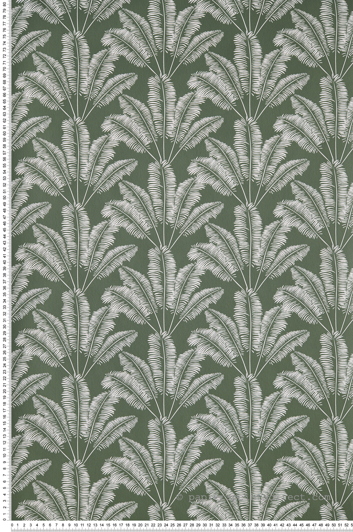 Papier peint Palme Savannah vert - Our Planet de Casélio | Réf. OUP101947408