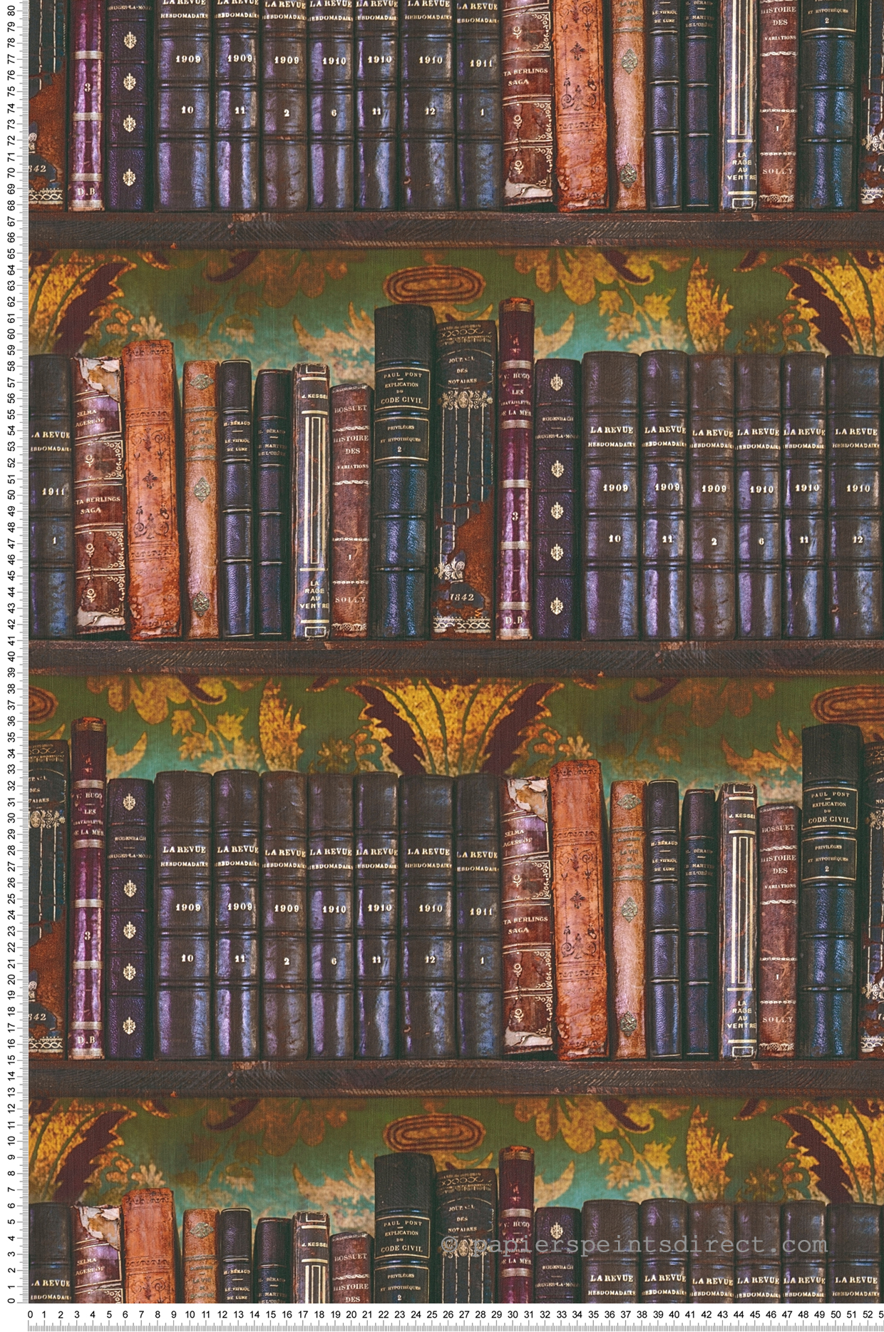 Papier peint Bibliothèque Livre Ancien brun - Pintwalls 3 d'A.S. Création | Réf. AS-791876