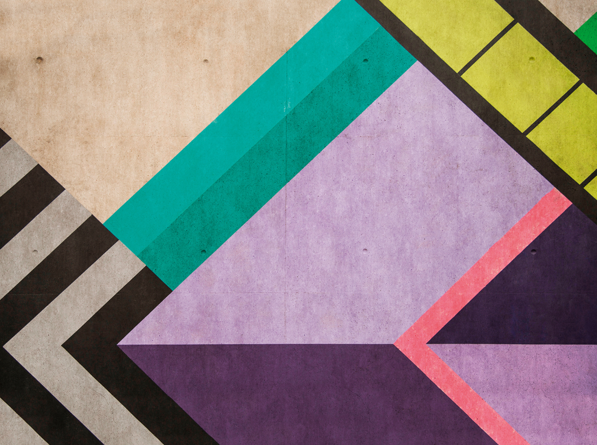 Papier peint panoramique Formes Géométriques Colorées - The Wall 3 d'A.S. Création | Réf. AS-399131