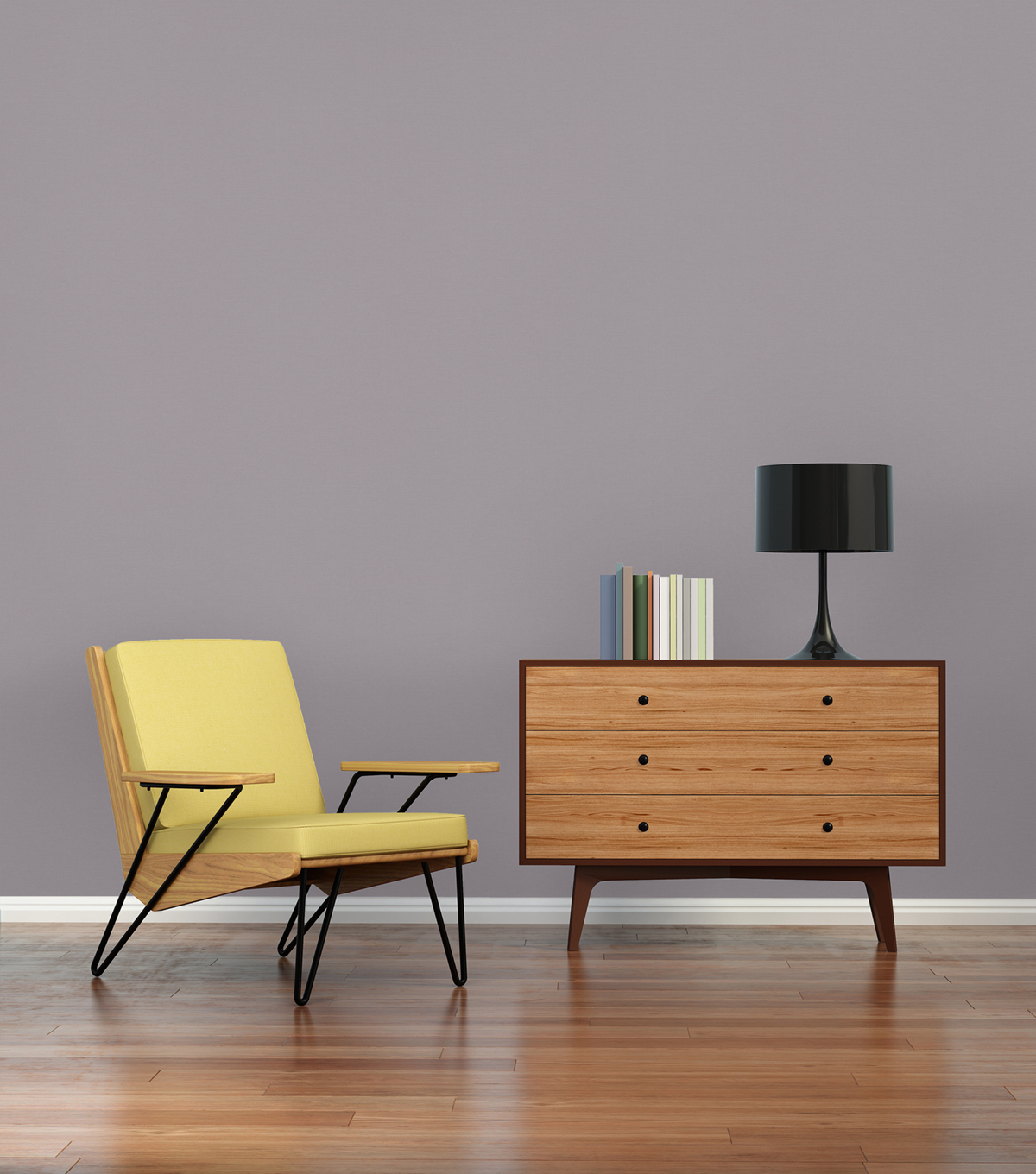 Papier peint Uni Around gris moyen - The Wall 2 d'A.S. Création AMB2 | Réf. AS-389037