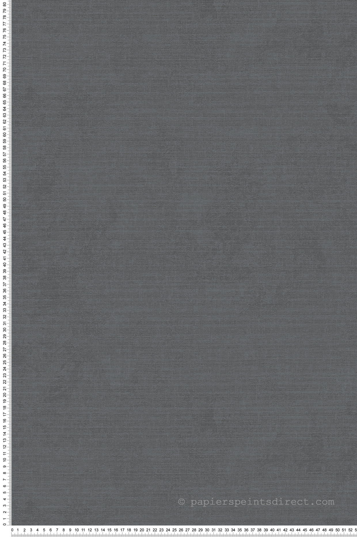 Papier peint Uni Effet Craft gris foncé - Abaca de Lutèce | Réf. LTC-51233129