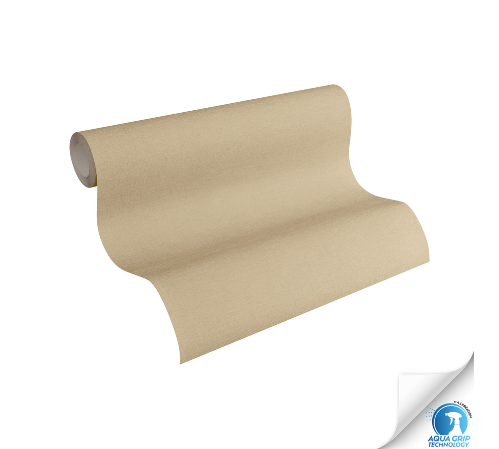 Papier peint préencollé Uni Around moka - Designdrop d'A.S. Création ROLL | Réf. AS-785754
