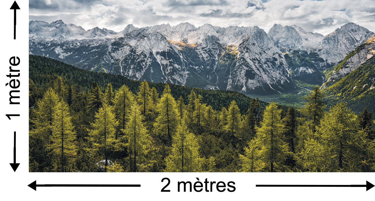 Panoramique Wild Dolomites - Papier peint Komar