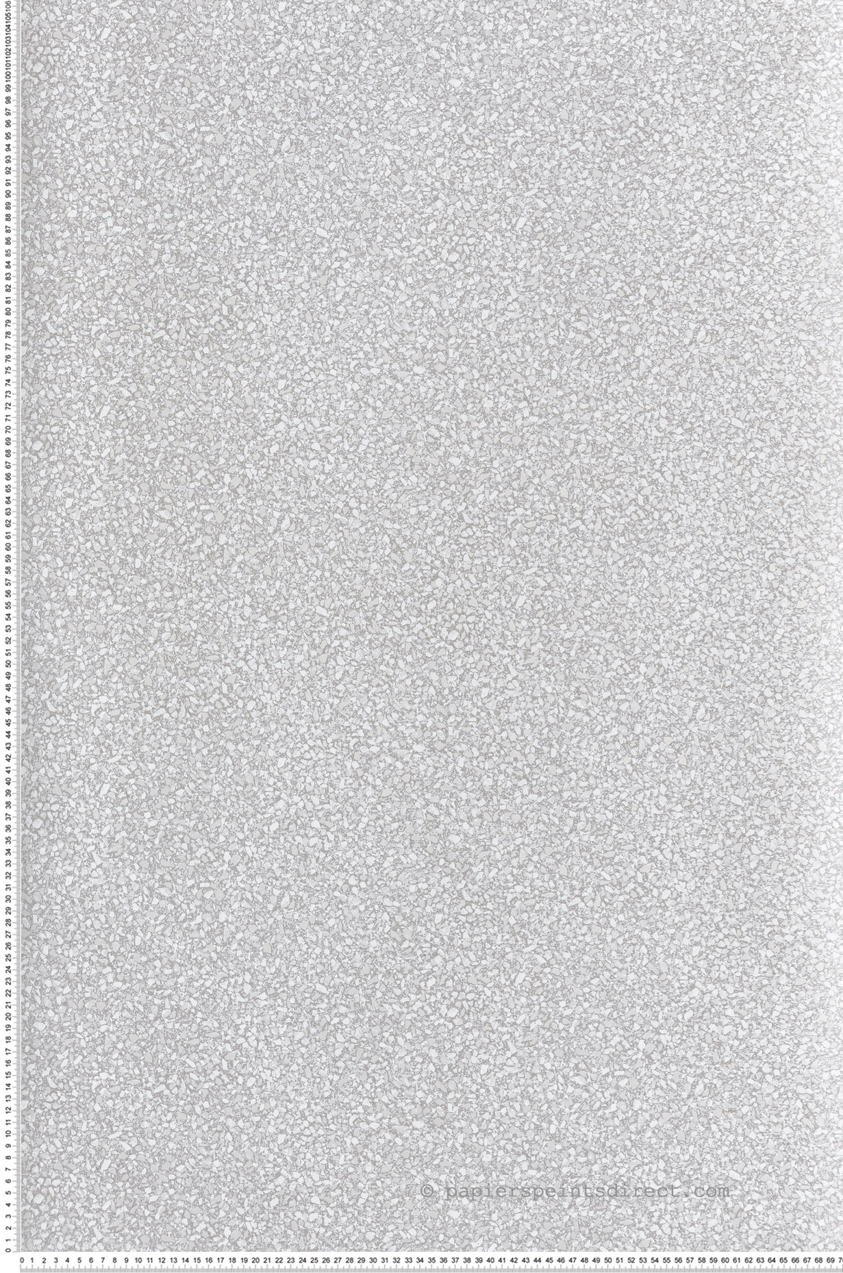 Papier peint Terrazzo Vintage Terraco gris clair argenté - Rock de Masureel | Réf. MAS-ROC008