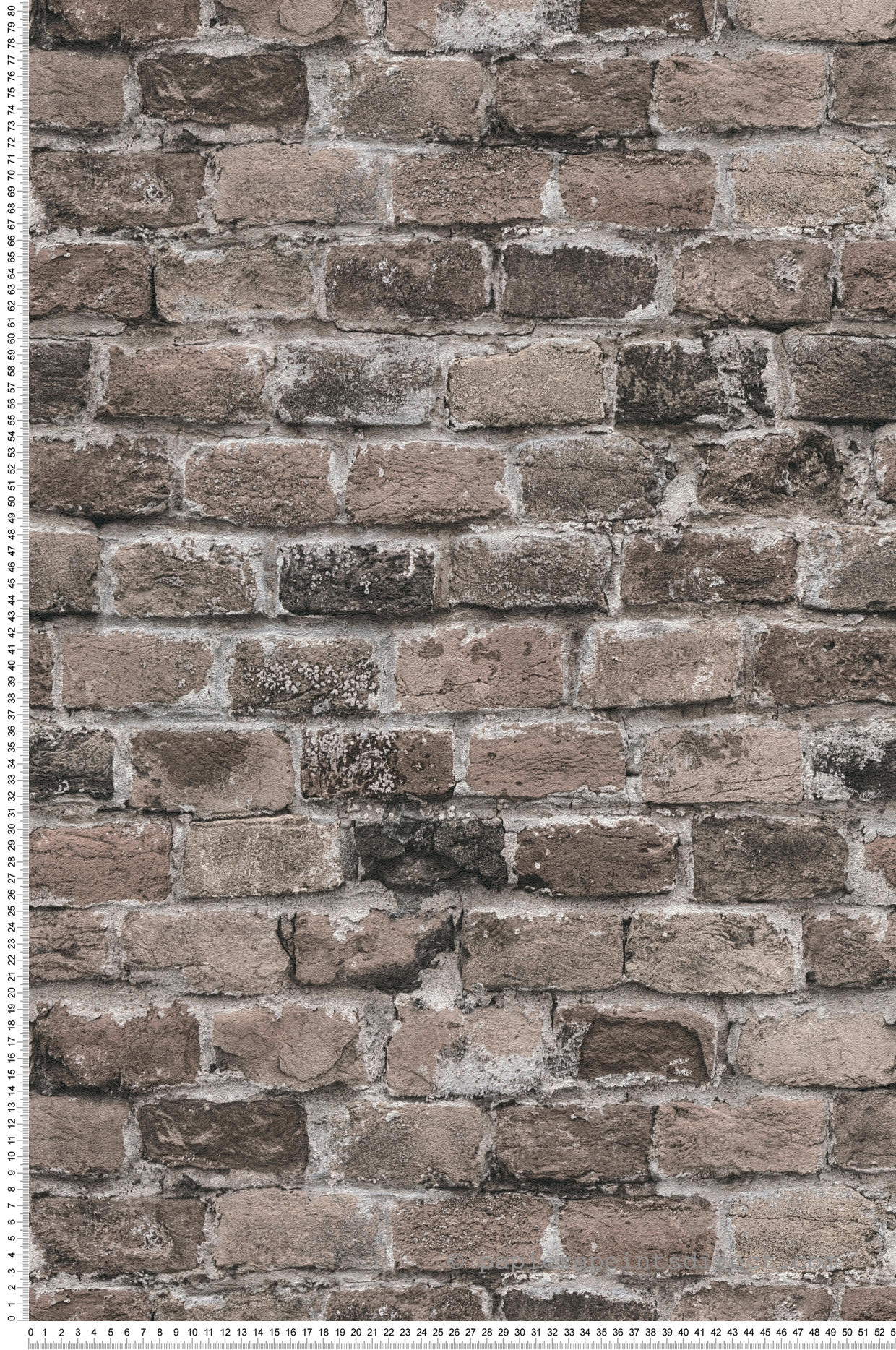 Papier peint Brique Ancienne taupe - Elements 2 d'A.S. Création | Réf. AS-388143