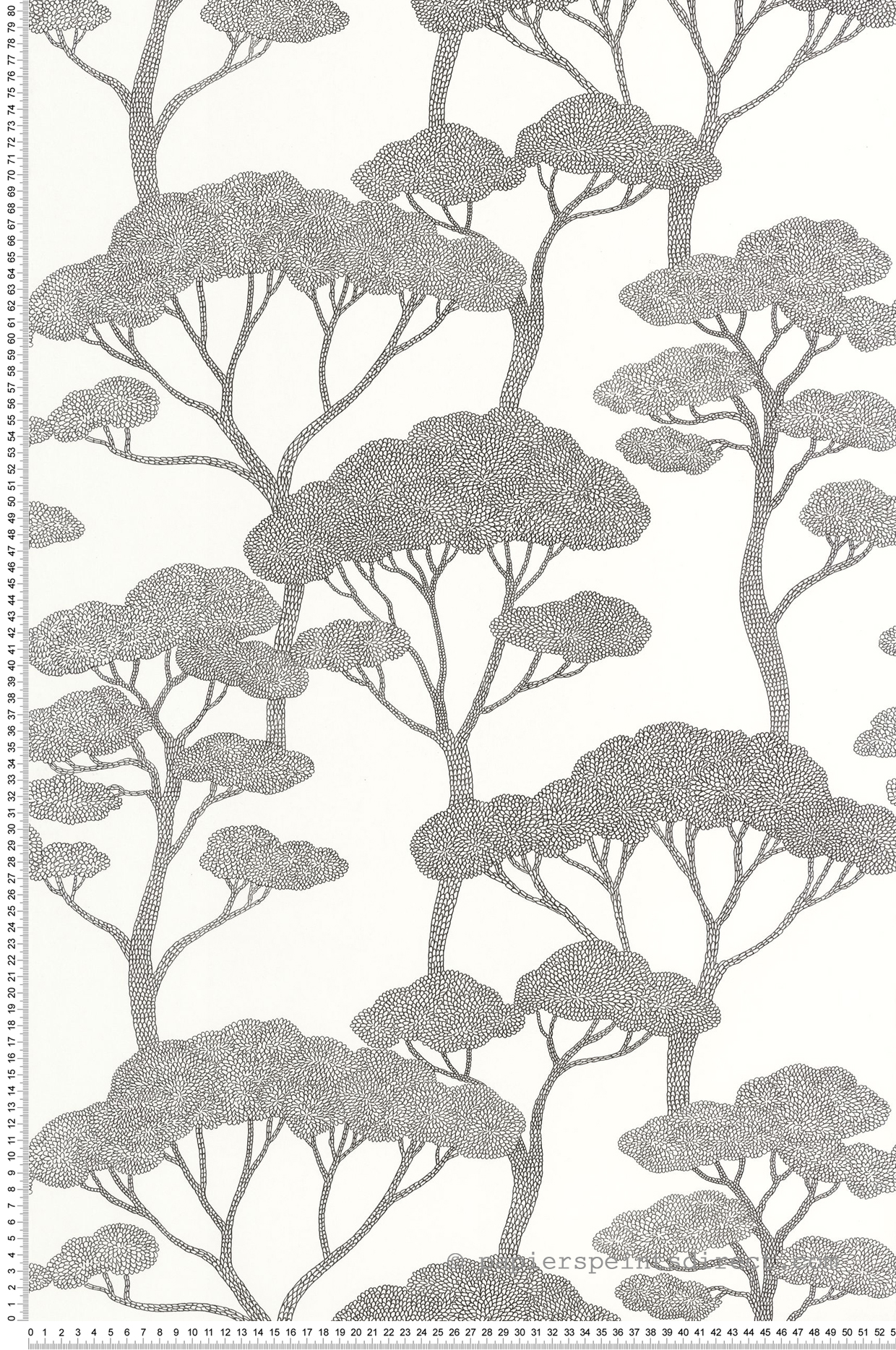 Papier peint Arbre Sweet noir et blanc - Light de Casélio | Réf. LIG106629000