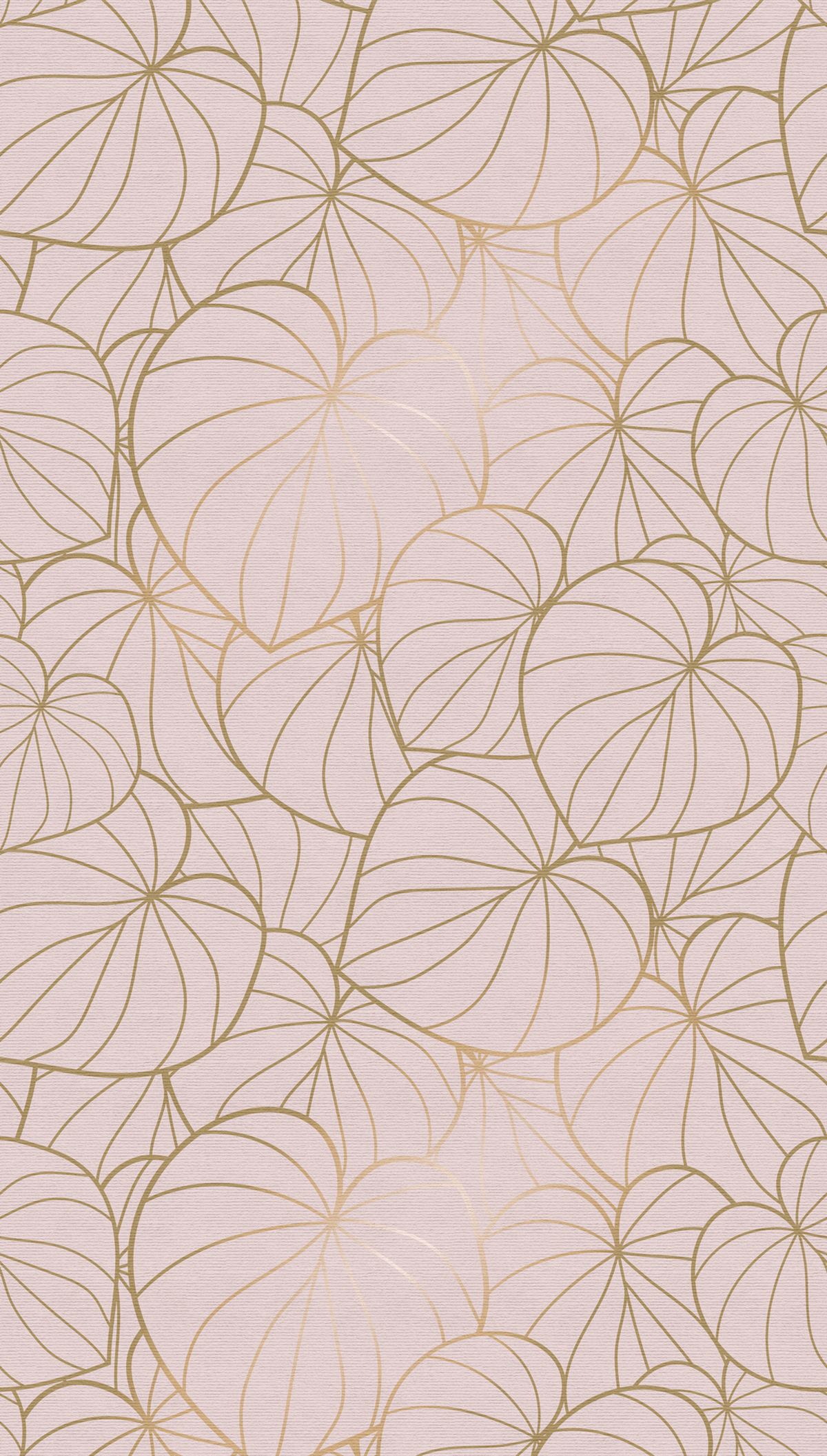 Papier peint panoramique Feuilles Rondes rose - The Wall d'A.S. Création | Réf. AS-382801