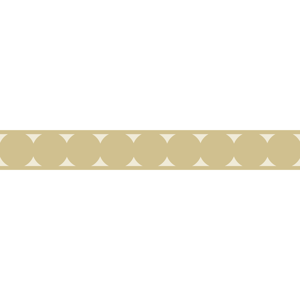 Galon Cercle La Coquette beige - Années Folles de Casadéco | Réf. ANFO201111722