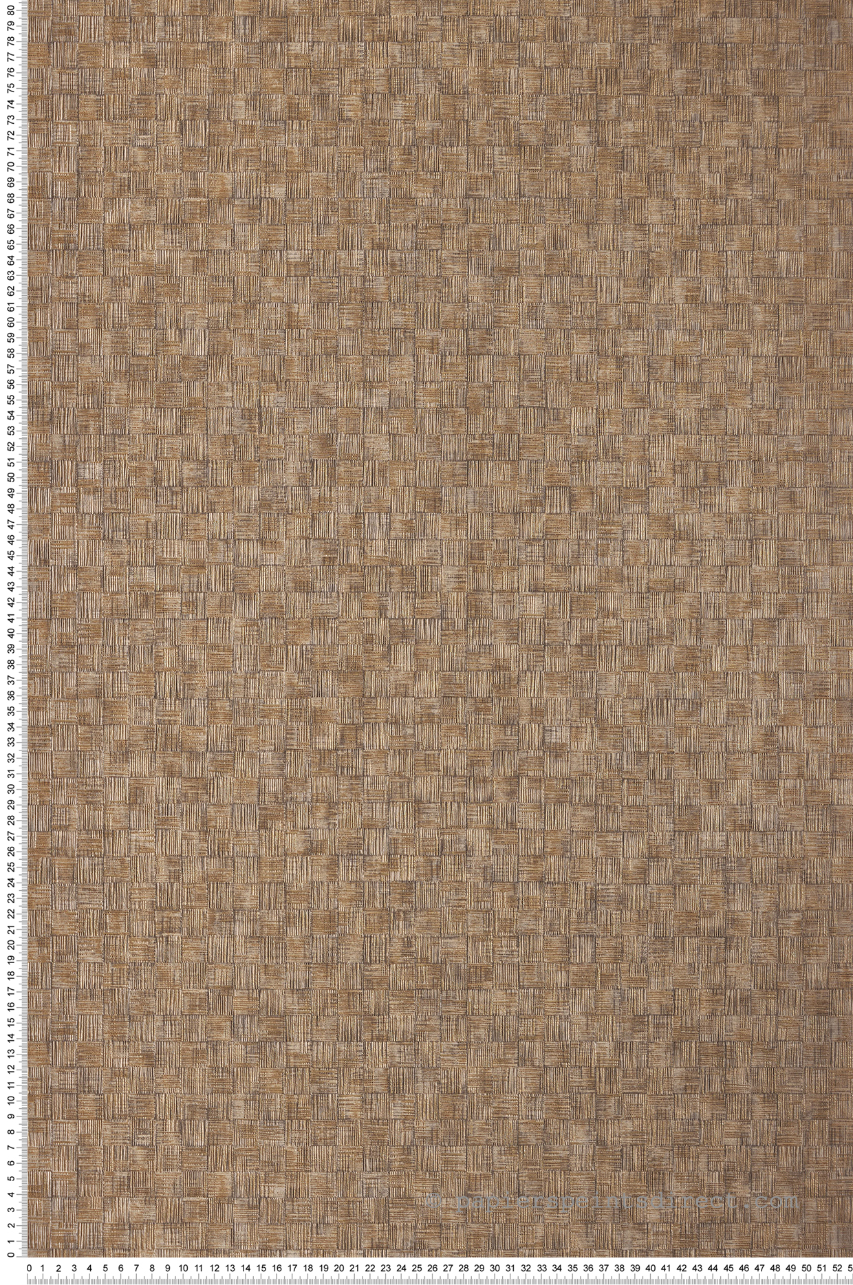 Papier peint Géométrique Damier beige chaud et doré - Gingko de Casadéco | Réf. GINK86251414