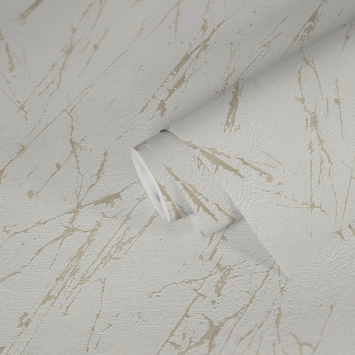 Papier peint Marbre Abstrait blanc nacré - Casual Living d'A.S. Création AMB5| Réf. AS-393363