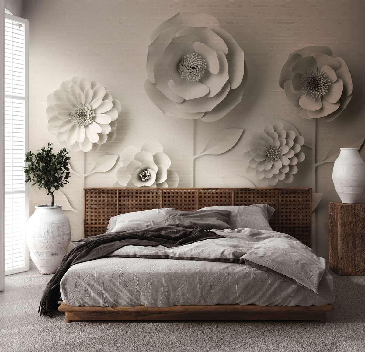 Papier peint panoramique Fleurs en 3D - The Wall d'A.S. Création AMB | Réf. AS-382931