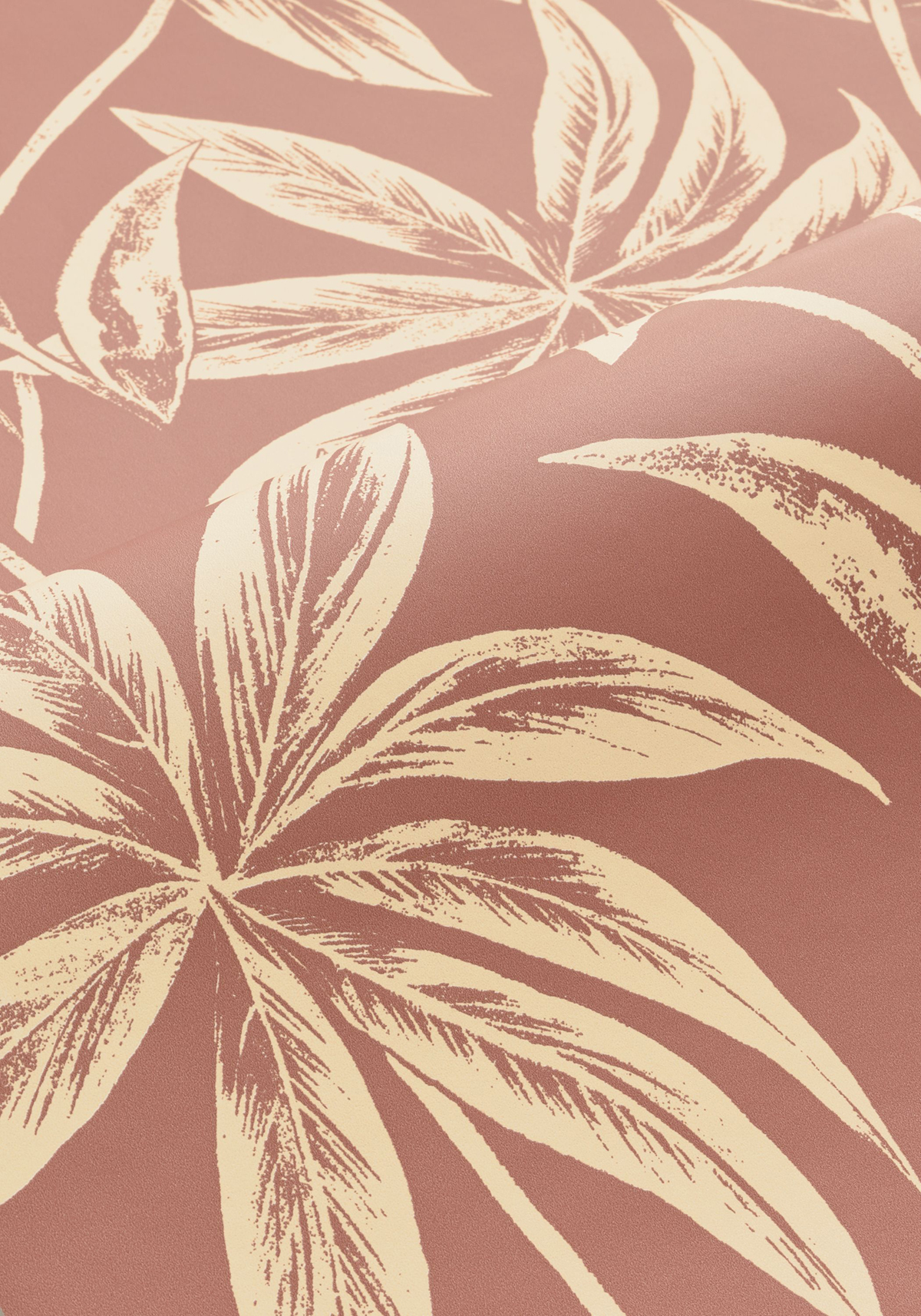 Papier peint Feuille Paradisio beige nude - L'Epopée de Casélio AMBV | Réf. EPO103704084