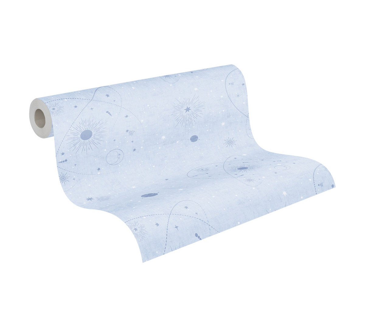 Papier peint Planète dans l'Espace bleu - Lilly & Luis d'A.S. Création AMB8 | Réf. AS-771312