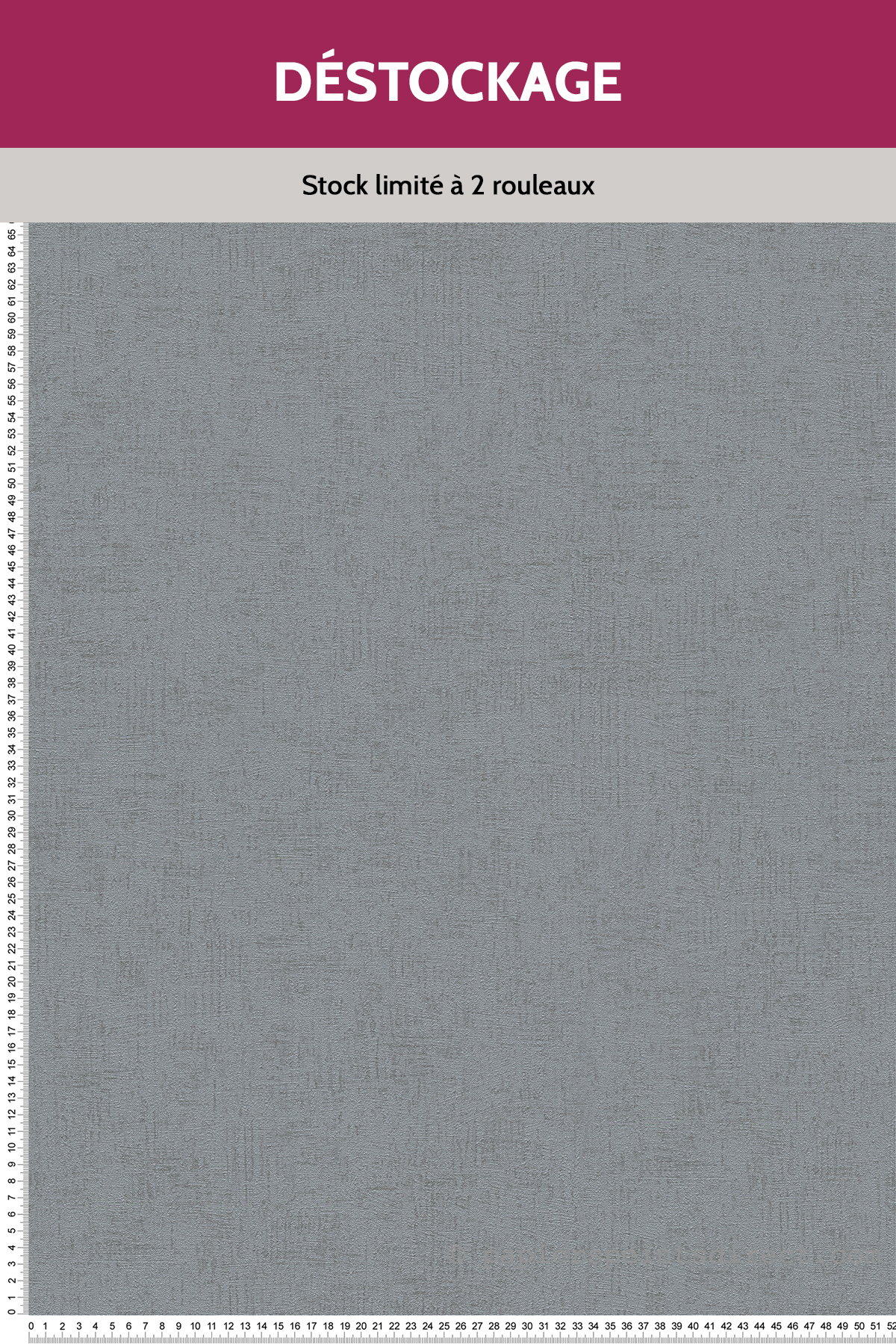 Papier peint Destockage - Long Island Acier Paillette - Titanium 3