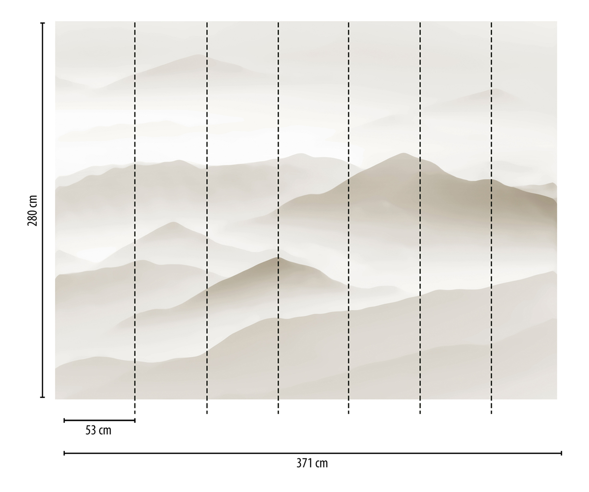 Papier peint panoramique Montagnes Relax - The Wall d'A.S. Création | Réf. AS-383081