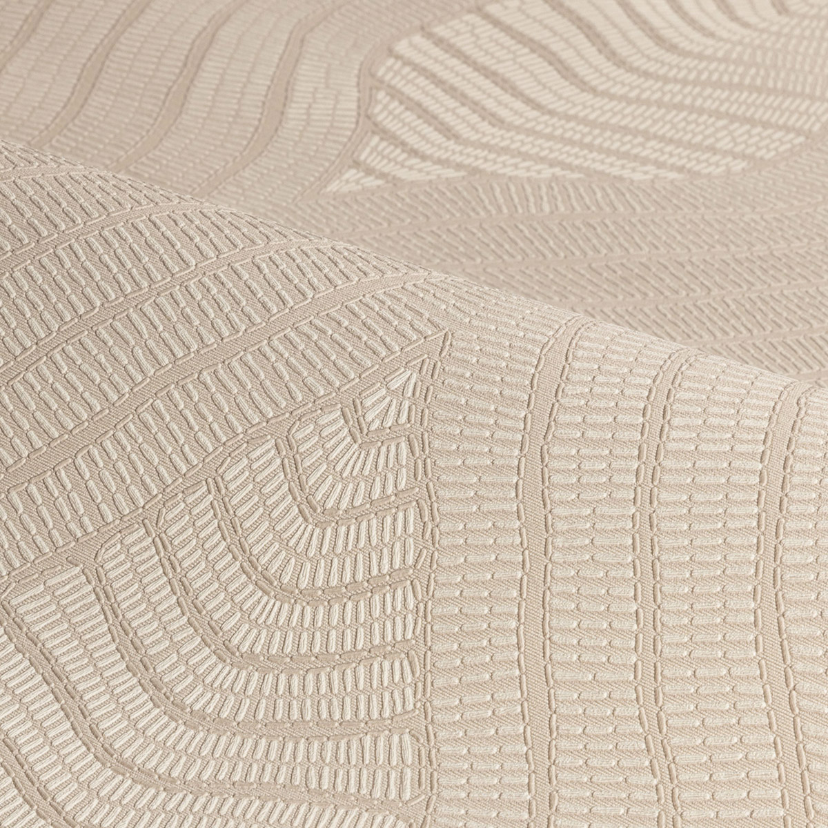 Papier peint Feuille Brodelia marron glacé - Broderies de Casamance | Réf. CAS-76993058