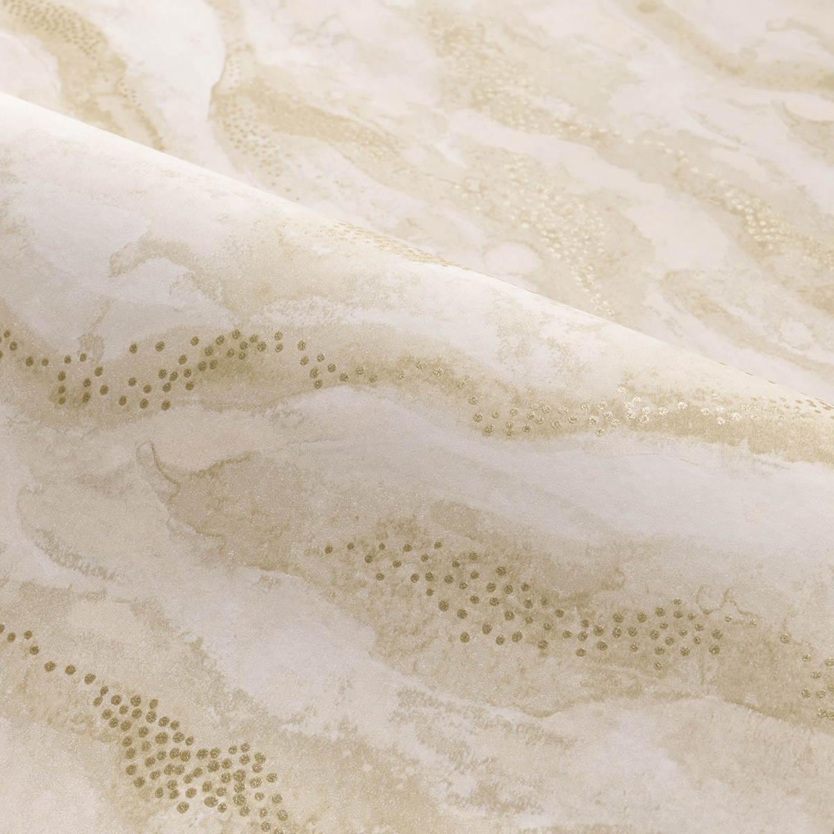 Papier peint Ciel Vague Sohar beige doré - Nuit d'Orient de Casamance | Réf. CAS-75401630