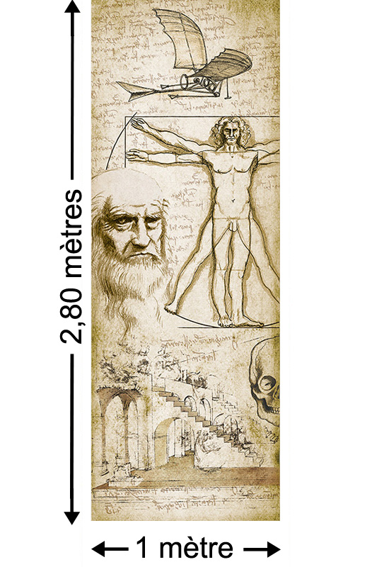 Leonardo - Papier peint lé unique