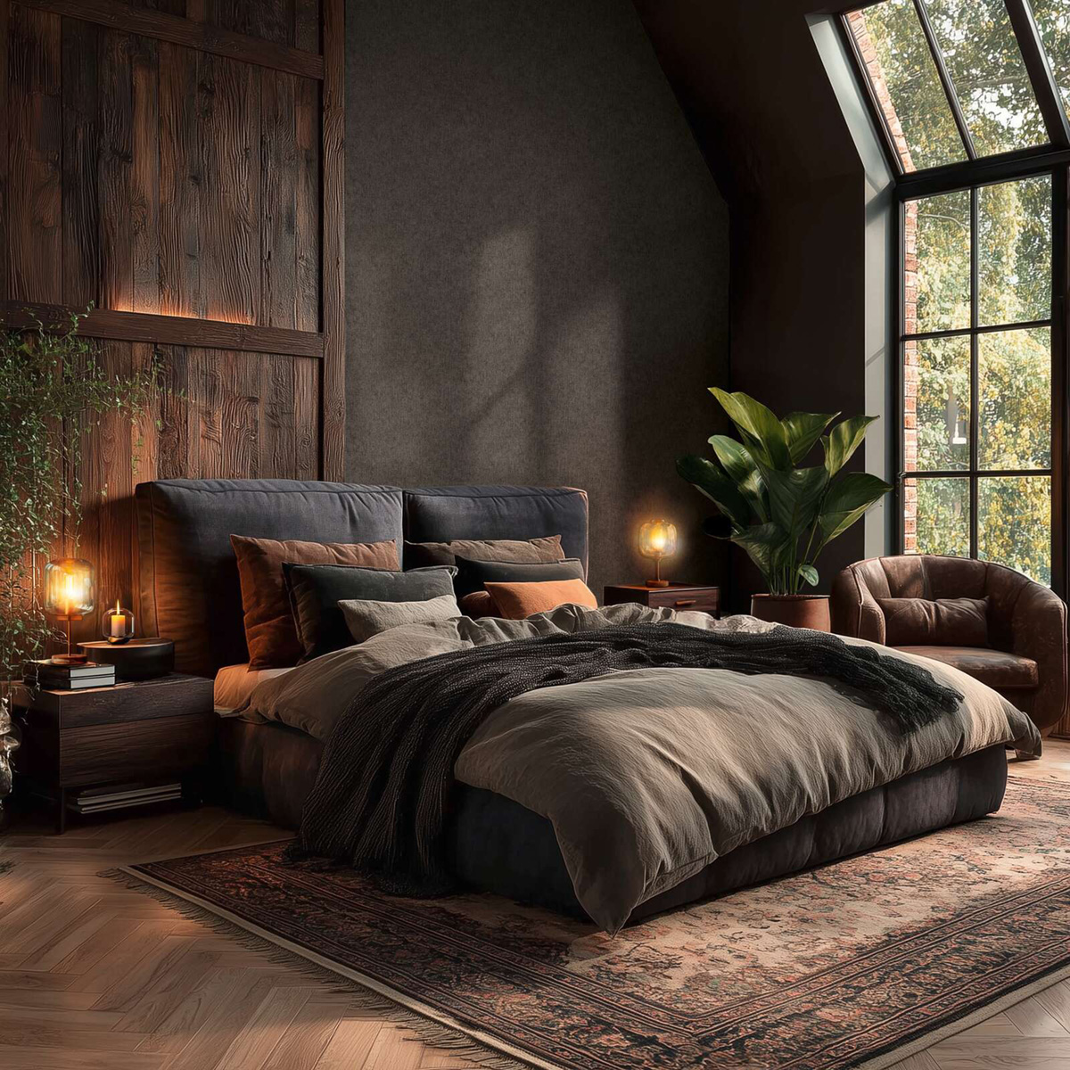 Papier peint Faux Uni Texturé anthracite doré - Vibes & Styles d'A.S. Création | Réf. AS-792017