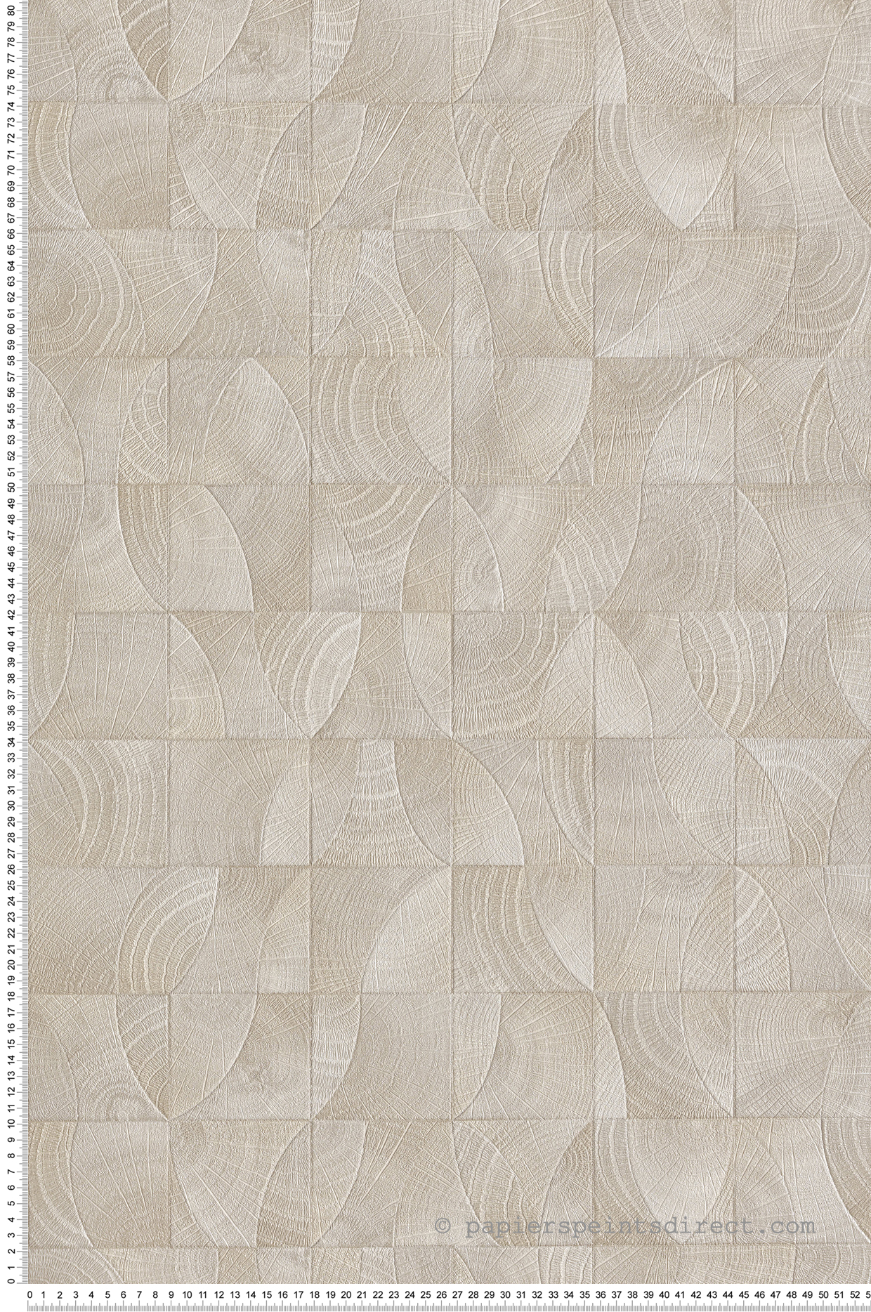 Papier peint Bois Cube beige pierre - Architexture de Montecolino | Réf. MC-AZ57734