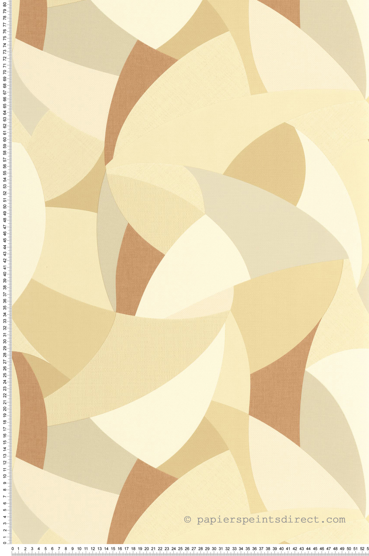 Papier peint Abstrait Tissage Concerto beige pâle - Symphony de Casélio | Réf. SYM107000199