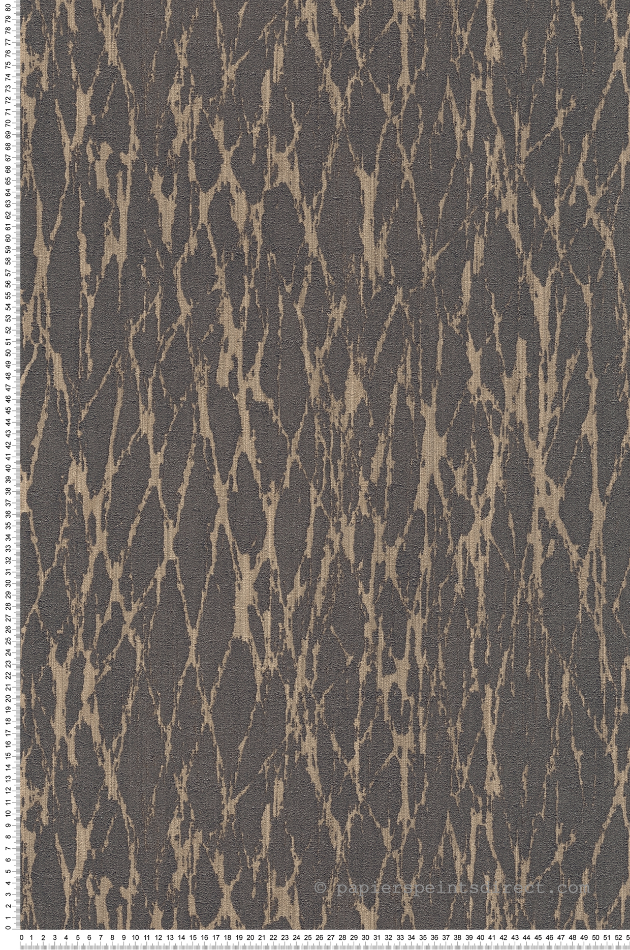Papier peint Faux Uni Écorce anthracite taupe - Smart Surfaces d'A.S. Création | Réf. AS-395635