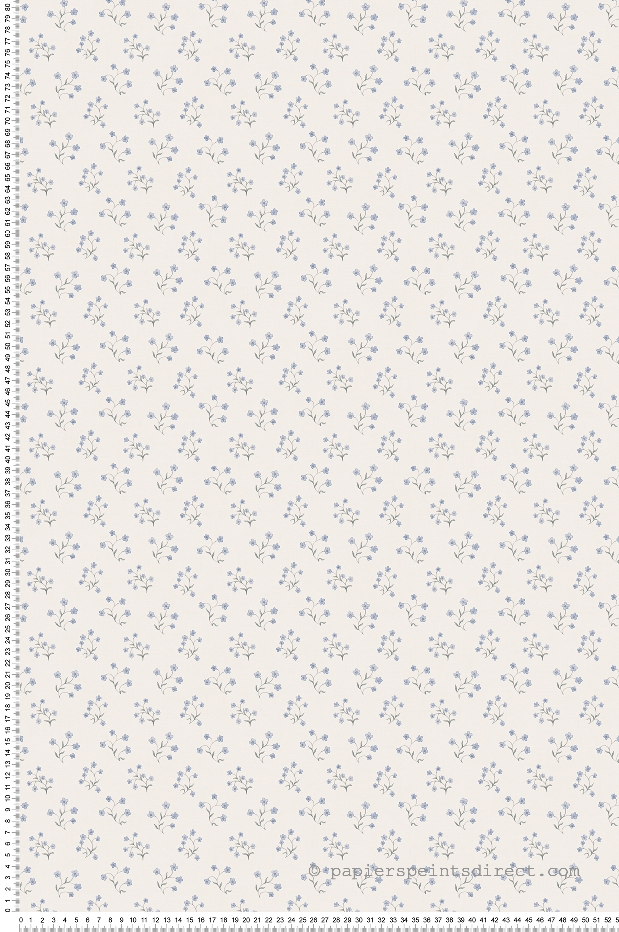 Papier peint Semis Fleurs lavande - Maison Charme d'A.S. Création | Réf. AS-390741