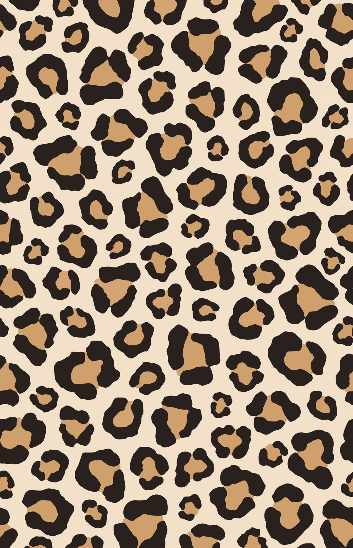 Papier peint panoramique Léopard Sweet Moment beige noir L 200X310 - Pimp My Wall de Casélio | Réf. PMW105171004