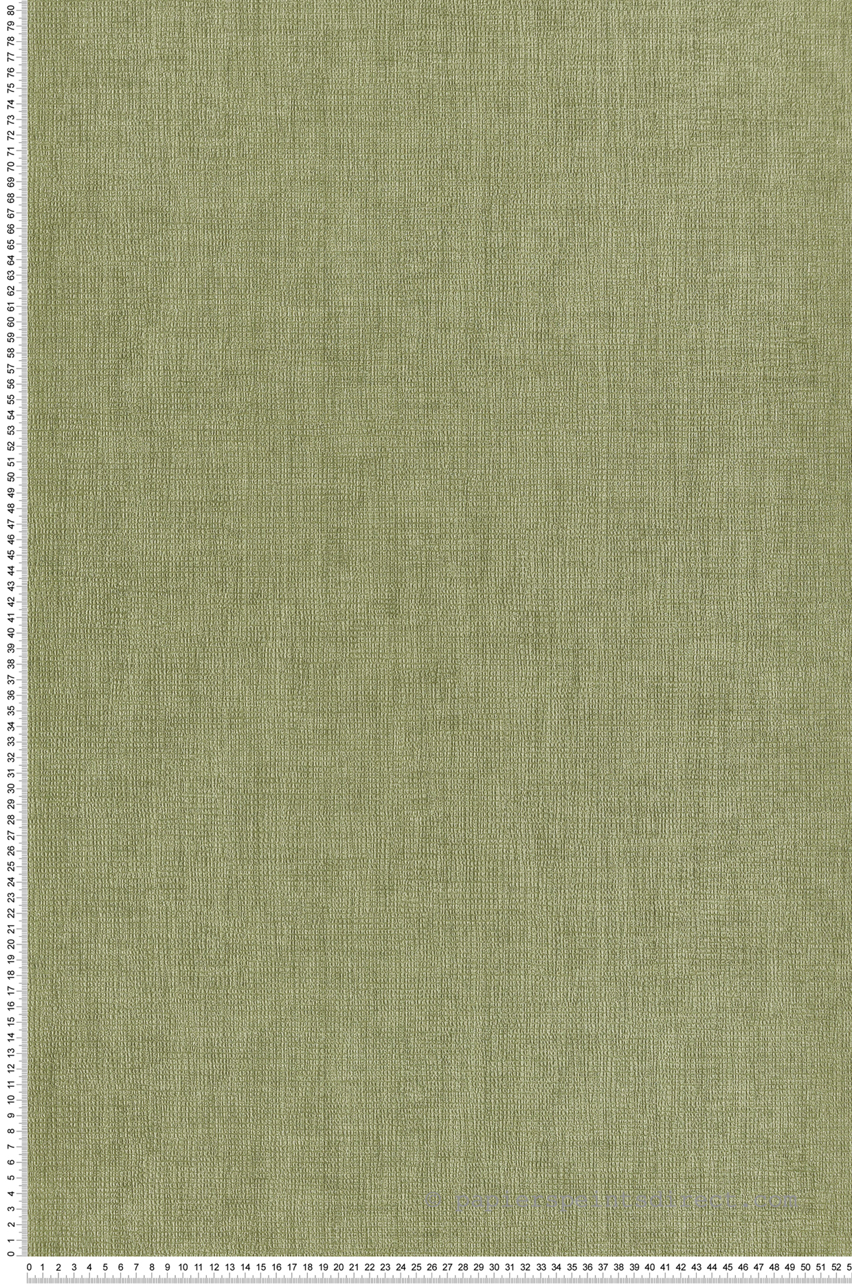 Papier peint Faux Uni Textile vert - Jaipur de Montecolino | Réf. MC-26485