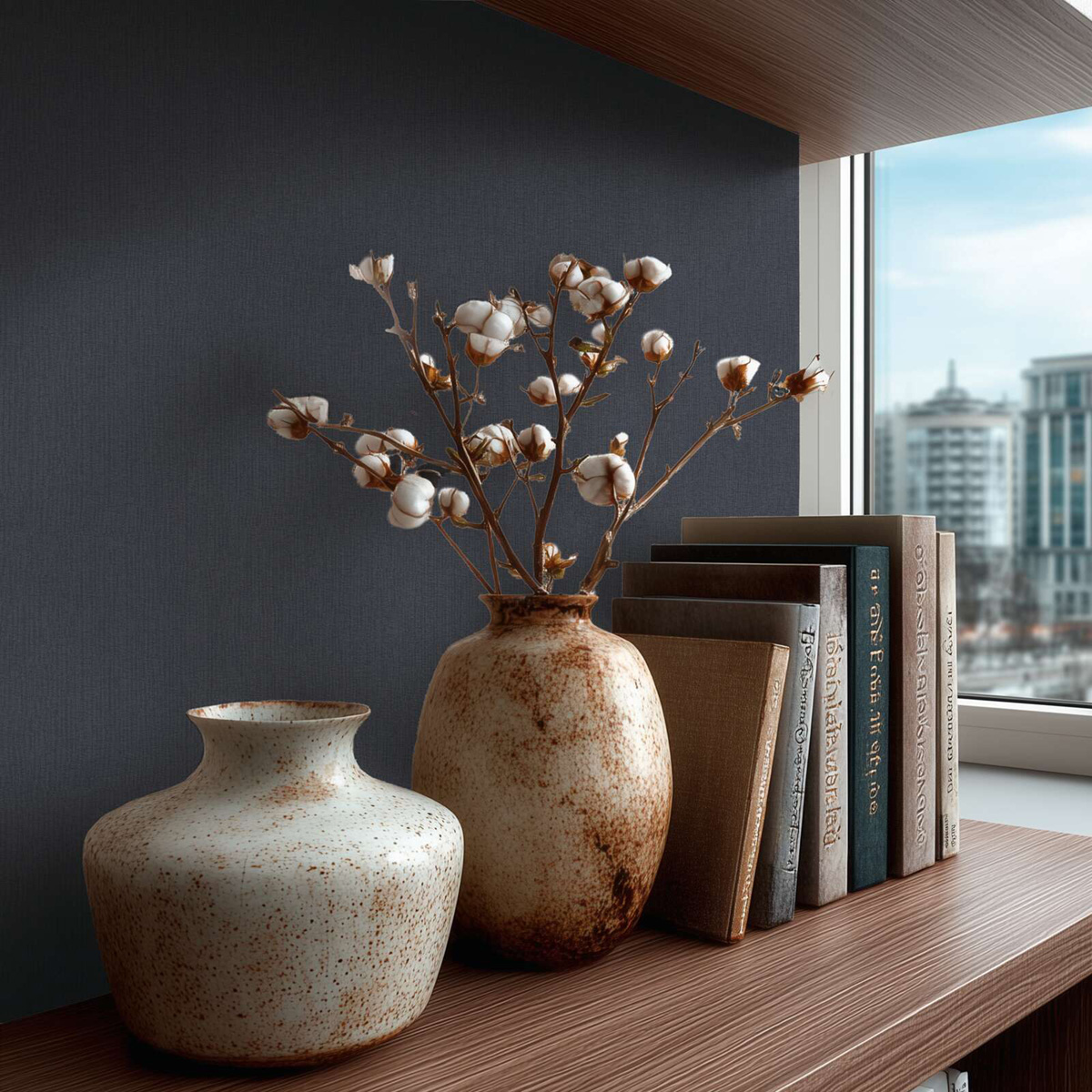 Papier peint Uni Doux bleu nuit - Vibes & Styles d'A.S. Création AMB3| Réf. AS-790105